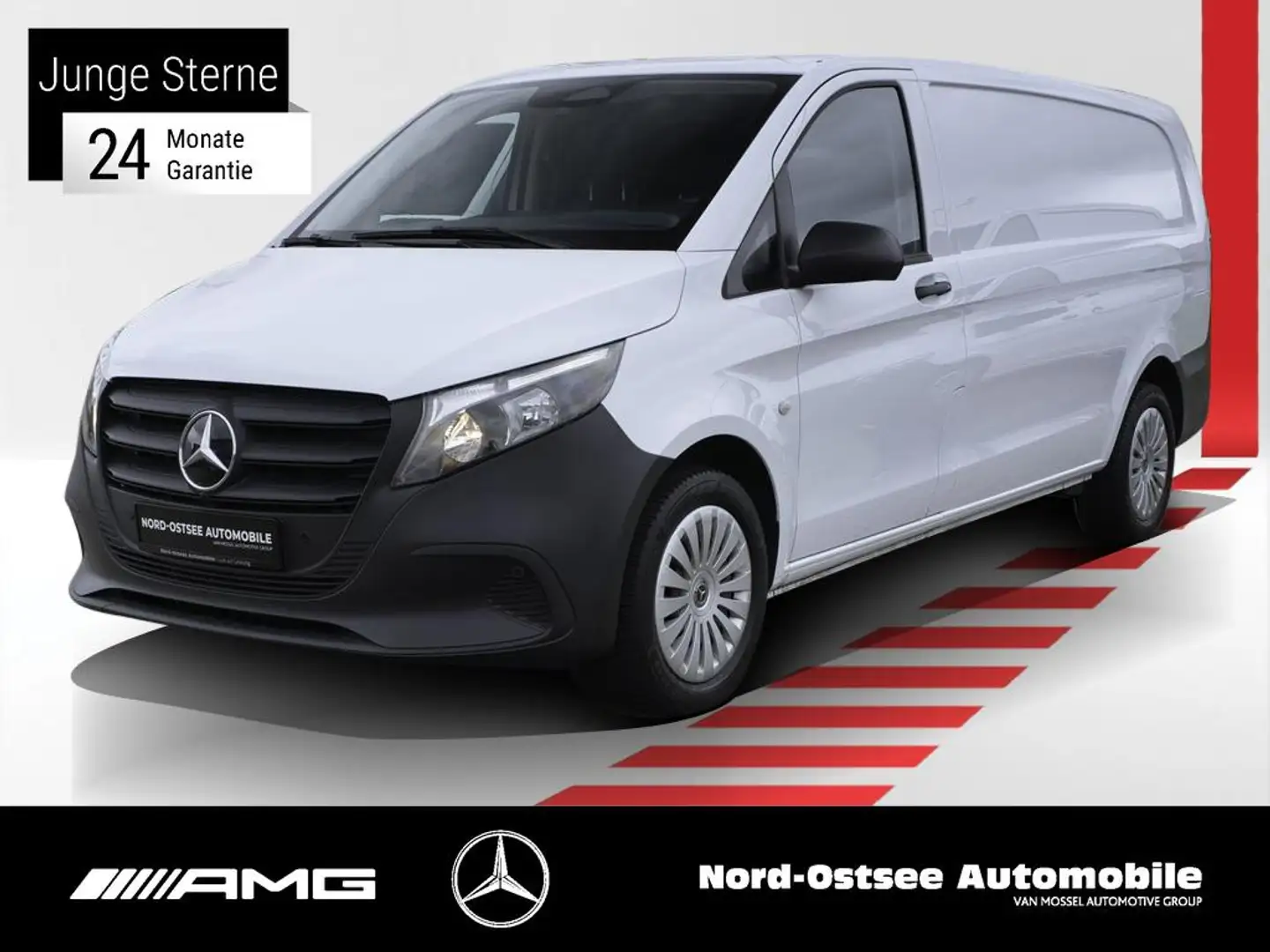 Mercedes-Benz Vito 116 EXTRALANG NEUES MODELL AHK KAMERA MBUX Wit - 1