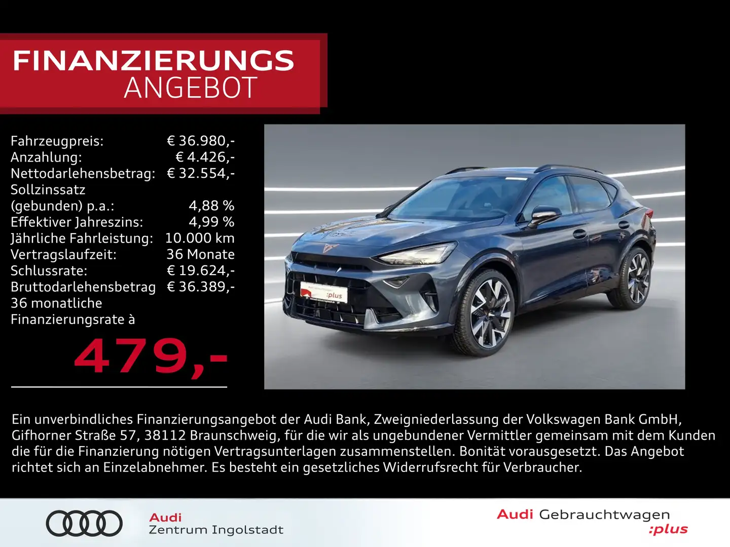 CUPRA Formentor VZ 2.0 TSI 4Drive FACELIFT Pano ACC Grau - 1