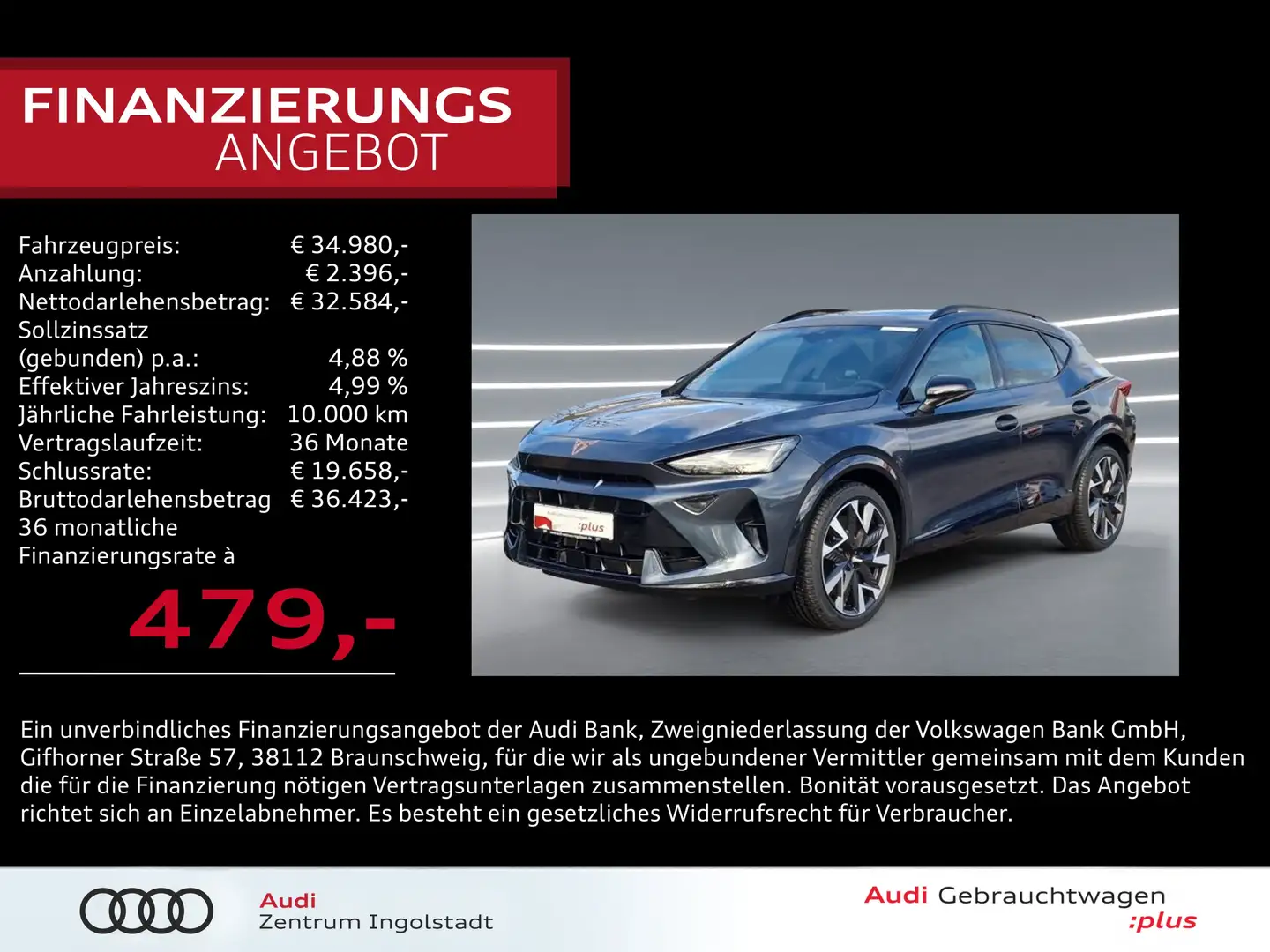 CUPRA Formentor VZ 2.0 TSI 4Drive FACELIFT Pano ACC Grau - 1