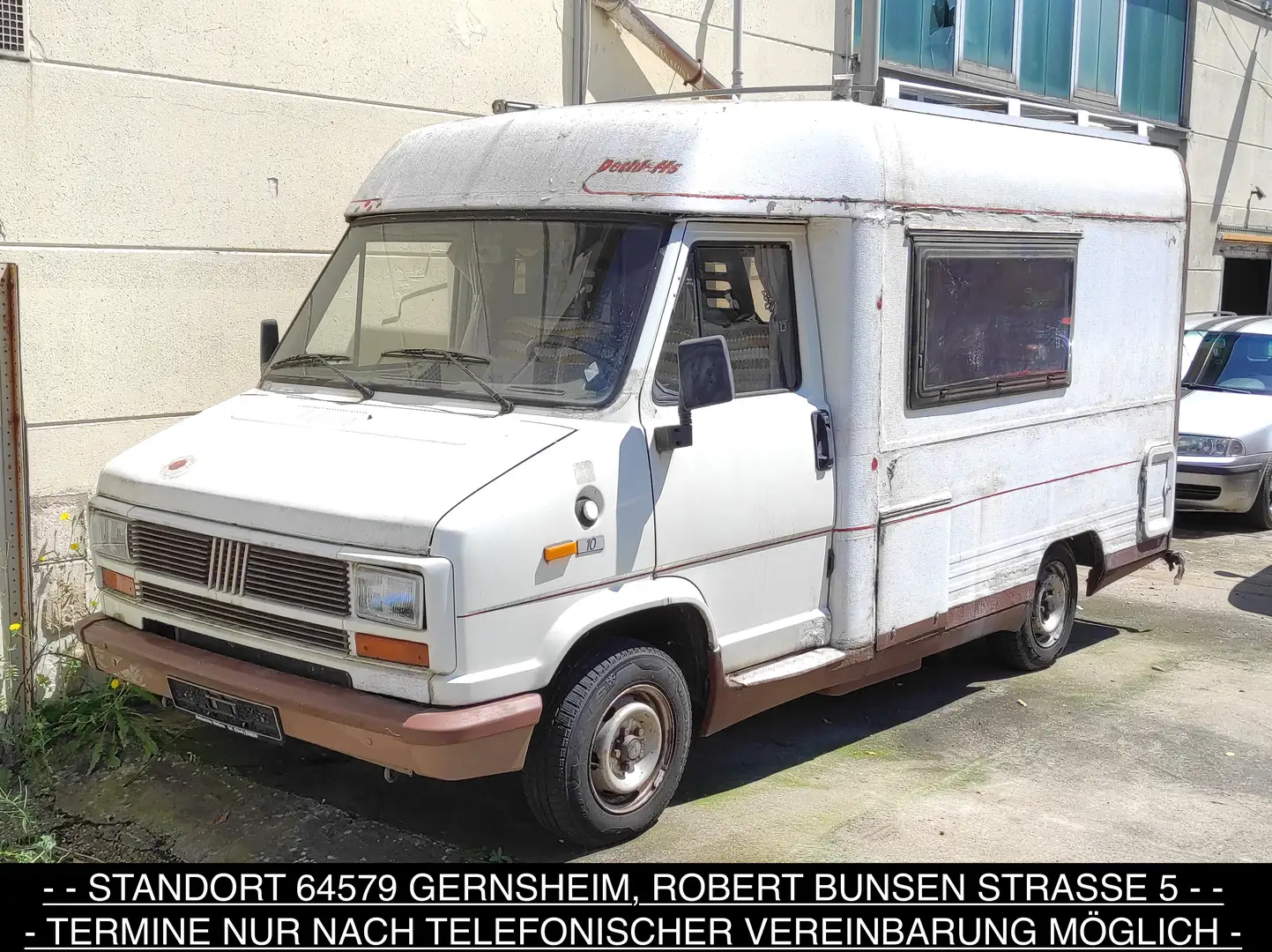 Fiat DUCATO WOHNMOBIL KEIN-TÜV FAHRBEREIT Weiß - 1