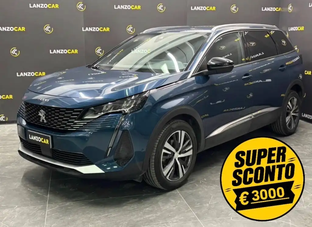 Peugeot 5008, 1.5 BLUEHDI ALLURE 130CV EAT8 7P *DIVERSI COLORI*, colore blu, 2023, diesel | usata in vendita da LANZOCAR