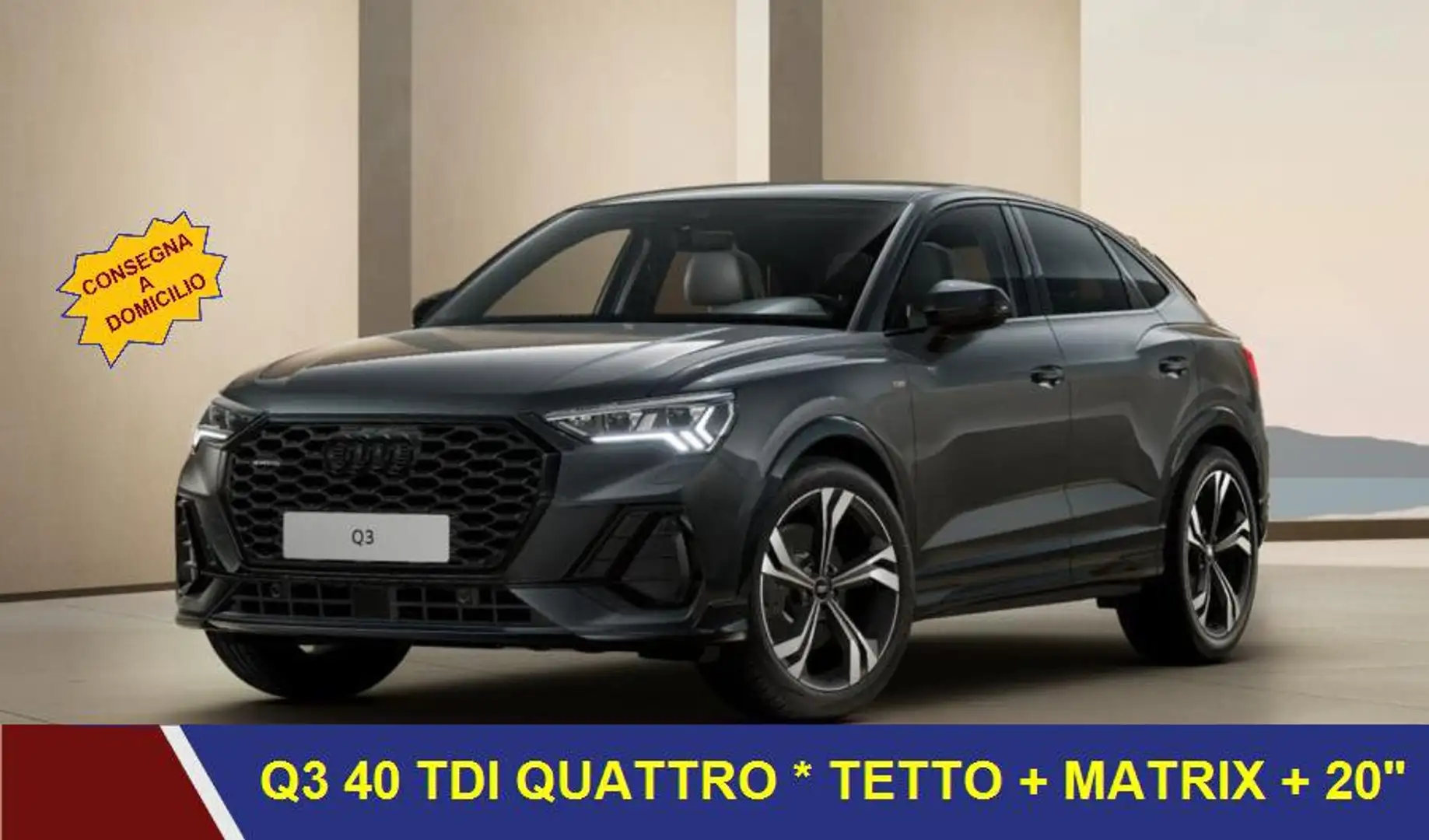Audi Q3 SPB 40 TDI Quattro S tronic S-LINE Edition S LINE Nero - 1