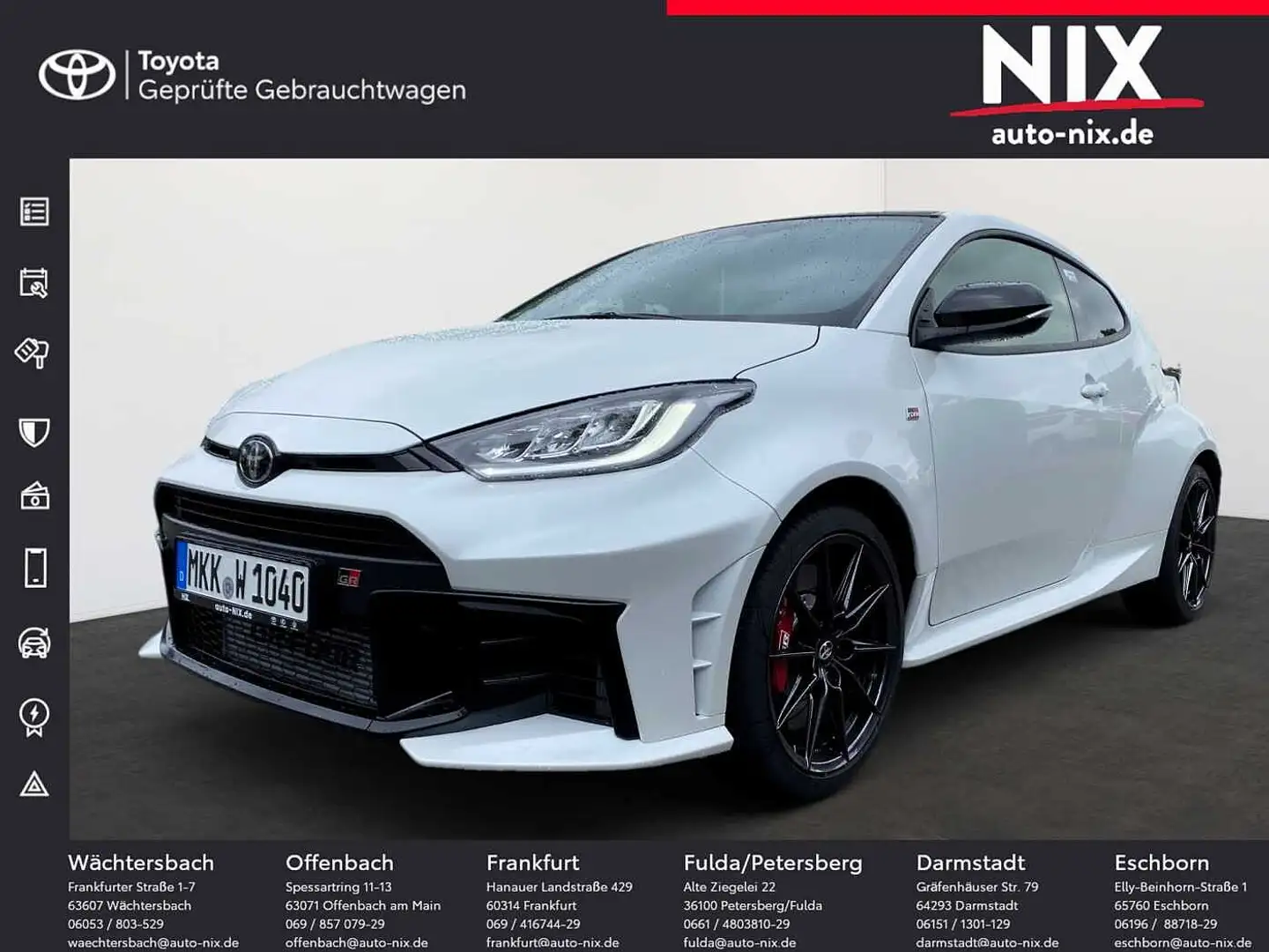 Toyota Yaris 1.6 Turbo GR Automatik LED Weiß - 1