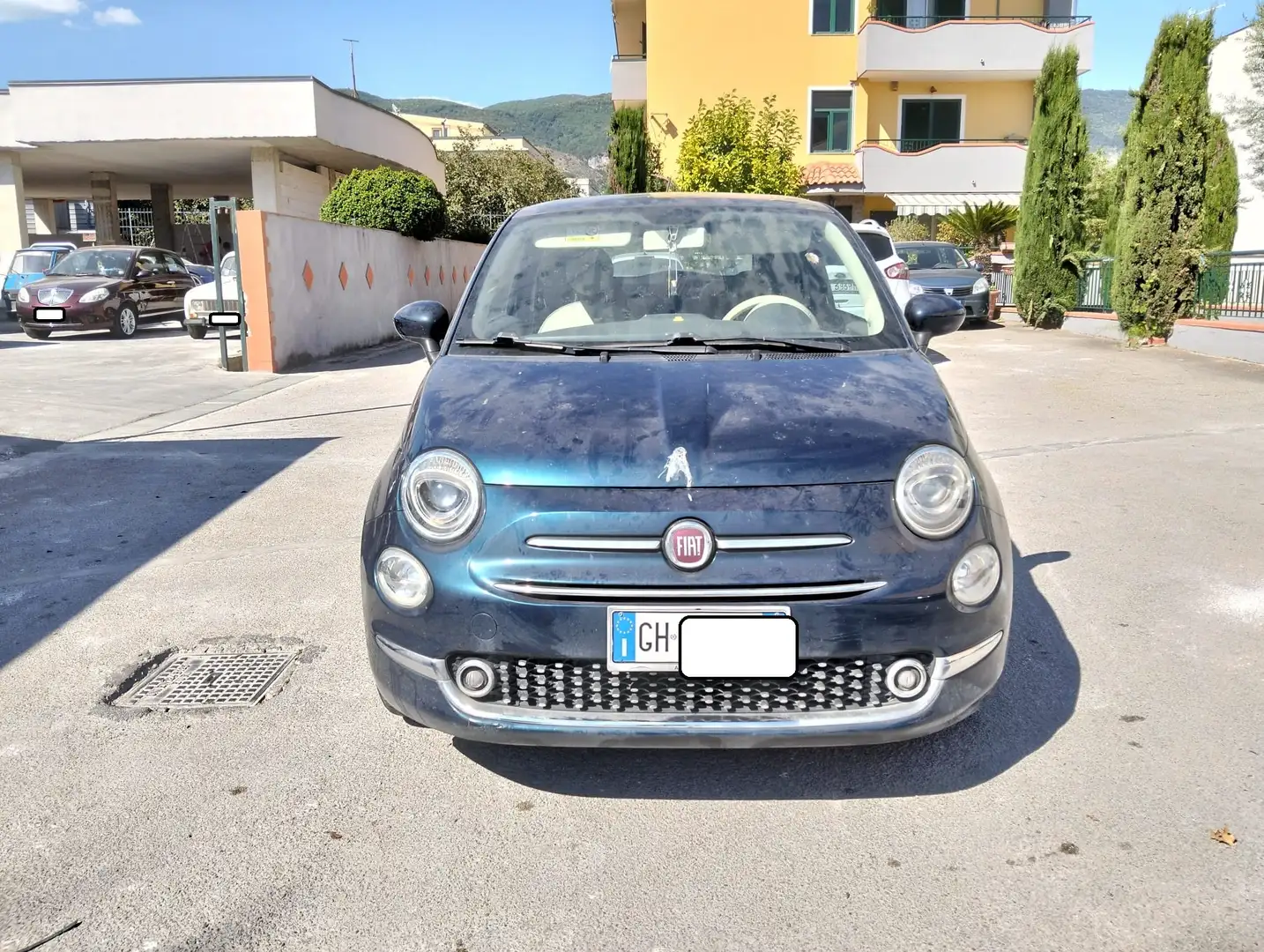 Fiat 500 500 1.2 Lounge 69cv SINISTRATA Blu/Azzurro - 2