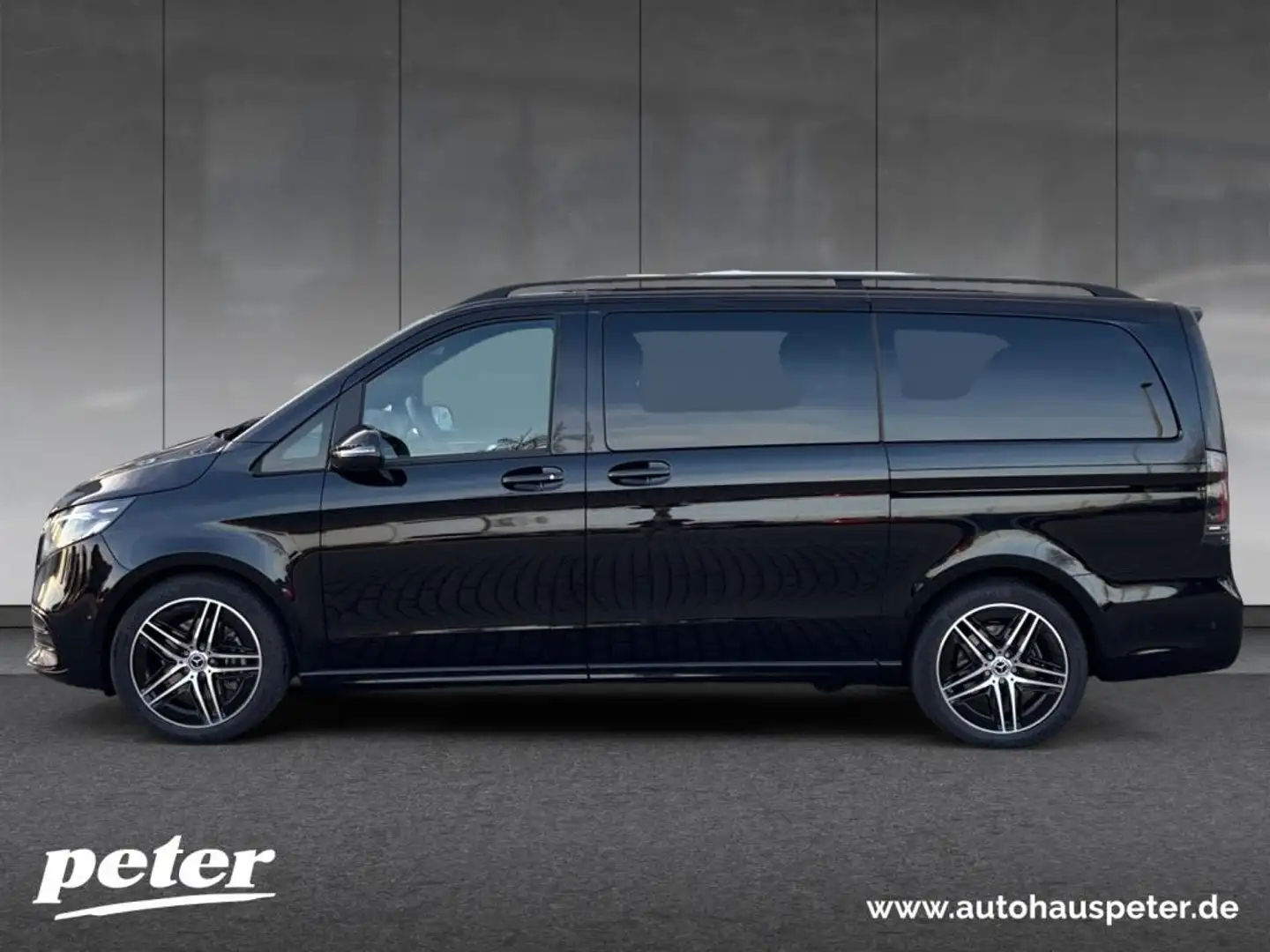 Mercedes-Benz V 250 d STYLE AMG LED+STHZG+NAVI+DISTR+AHK Schwarz - 2