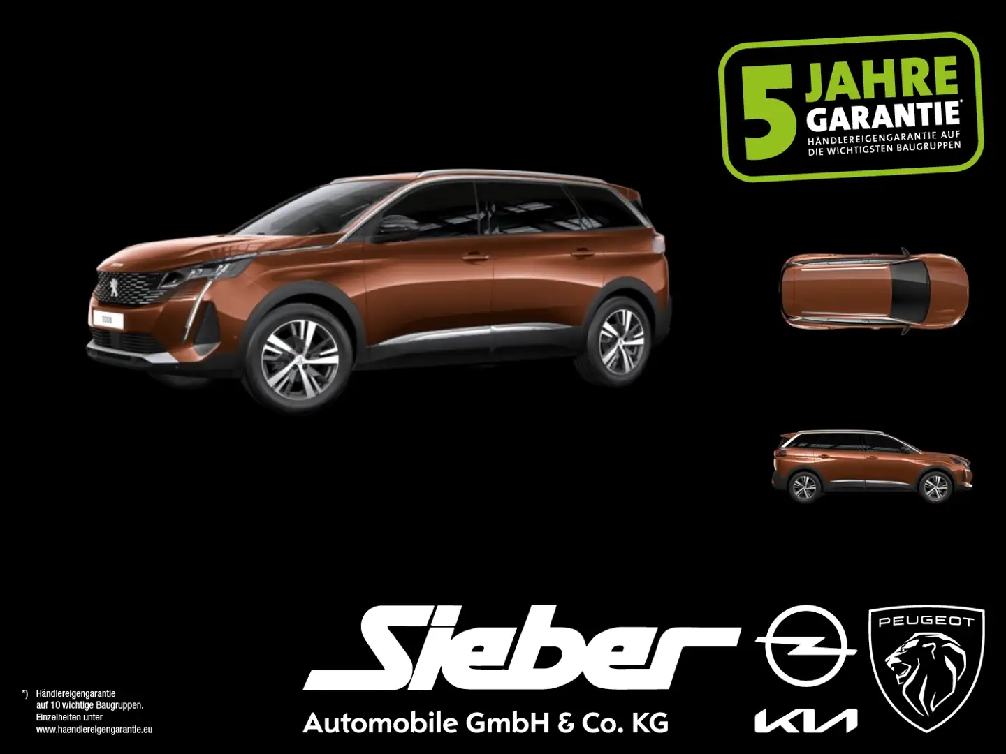 Peugeot 5008 PureTech 130 Active Pack *Konfigurierbar* Brązowy - 1