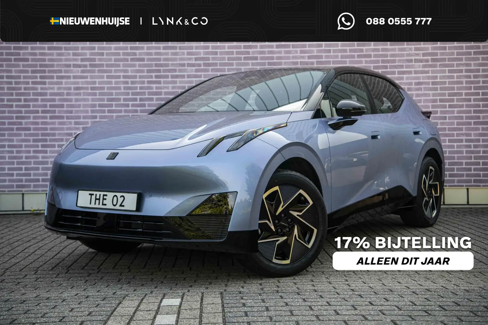 Lynk & Co 02 Core 66 kWh LAGE BIJTELLING!!  | UIT VOORRAAD LEVE Blau - 1