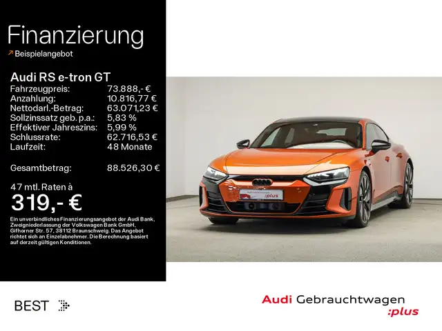 Audi RS e-tron GT HUD, Leder, Assist Plus, Massage