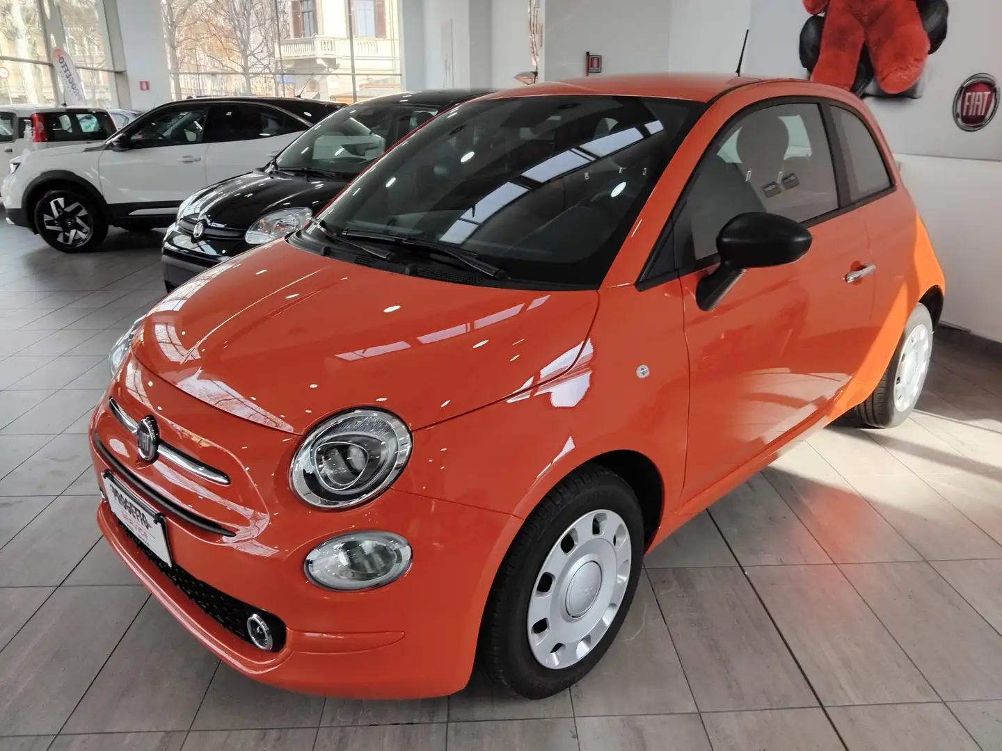 Fiat 500 1.0 Hybrid 70cv Arancione - 1