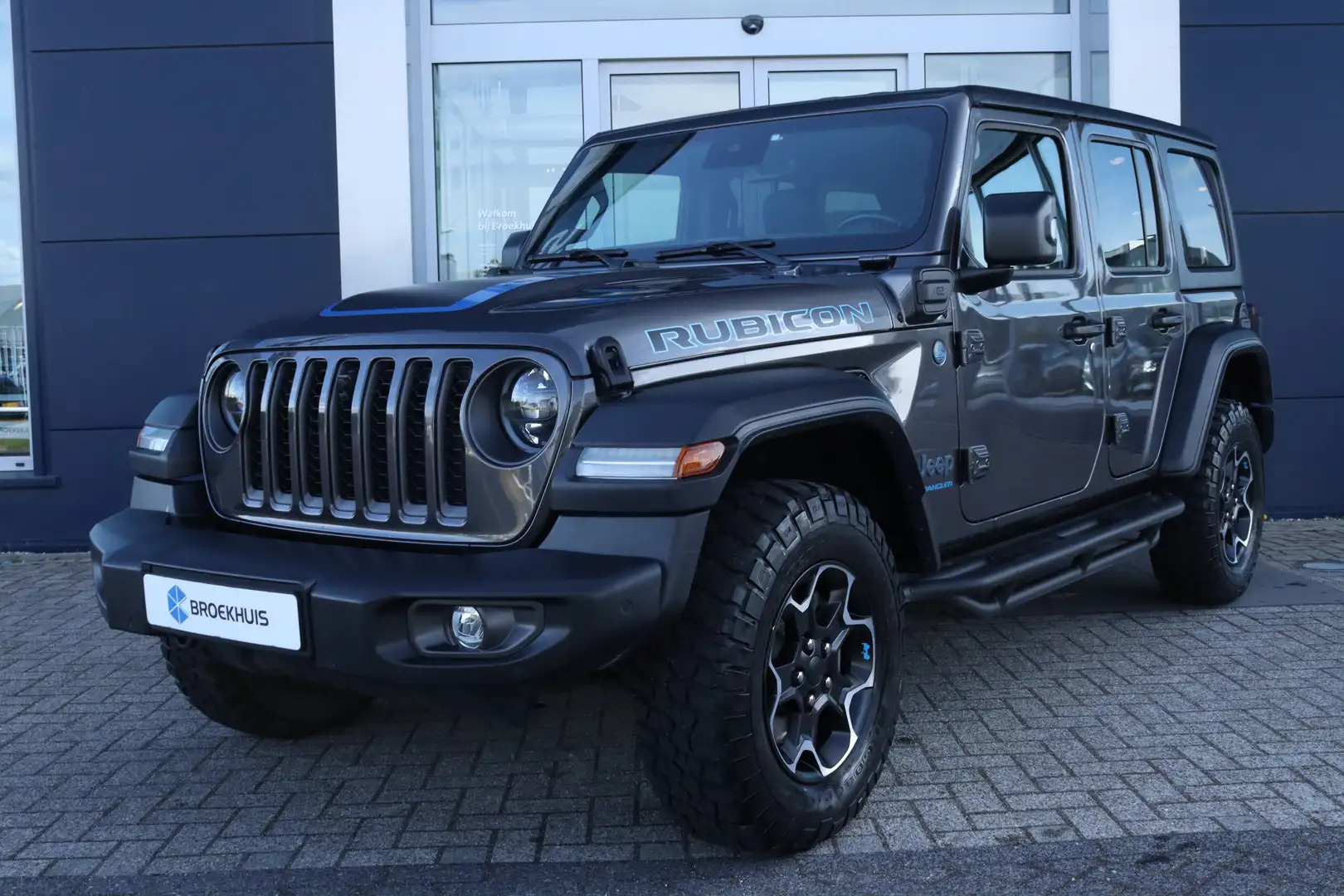 Jeep Wrangler Unlimited 4xe 380 Rubicon | BTW Auto | Adaptive Cr Grijs - 1