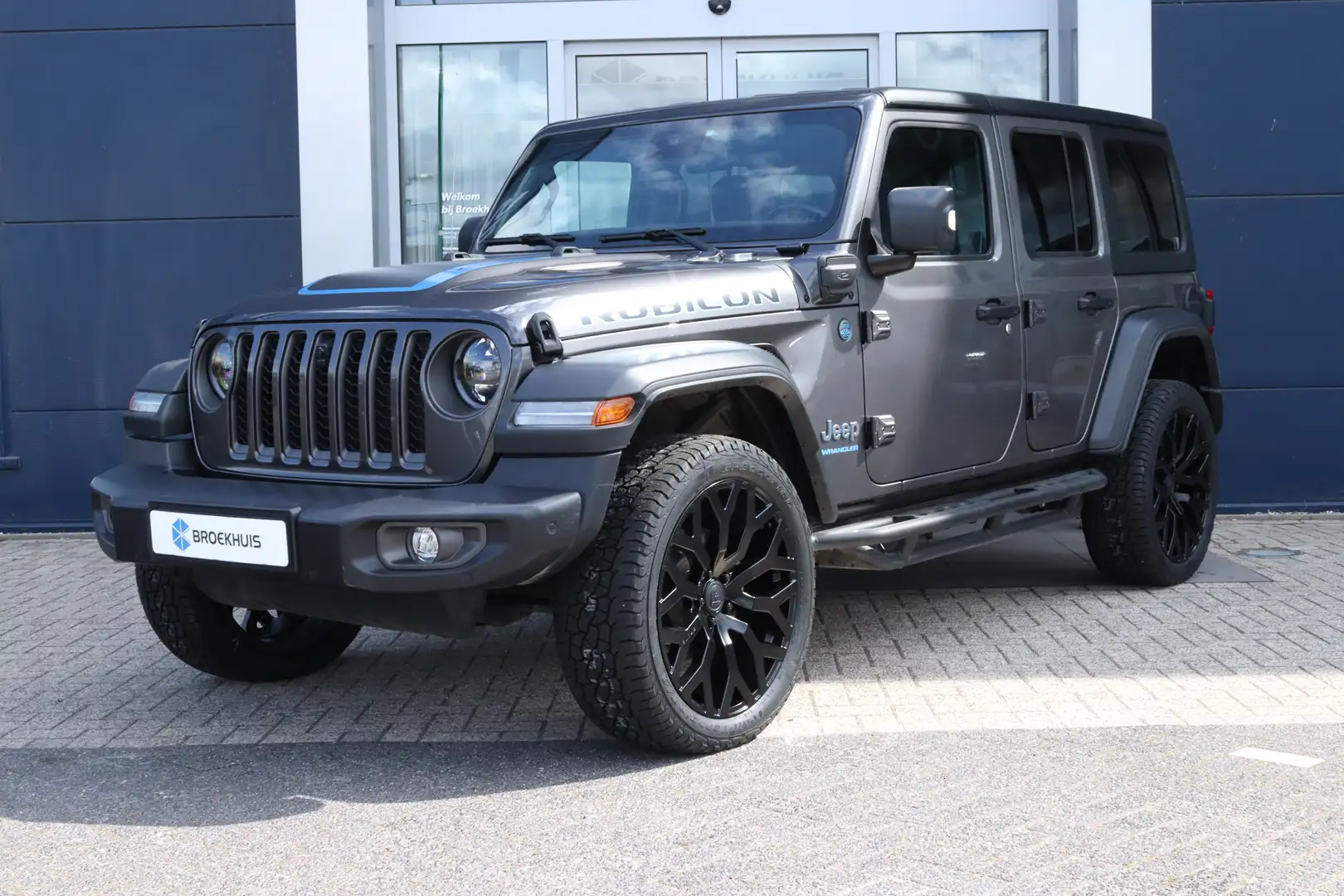 Jeep Wrangler Unlimited 4xe 380 Rubicon | BTW Auto | 22 Inch Bru Grijs - 1