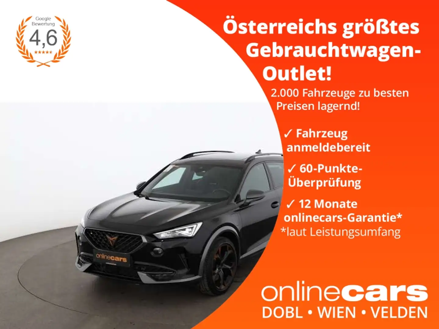 CUPRA Formentor 1.4 VZ PHEV 150/245 Aut LED SKY RADAR Schwarz - 1