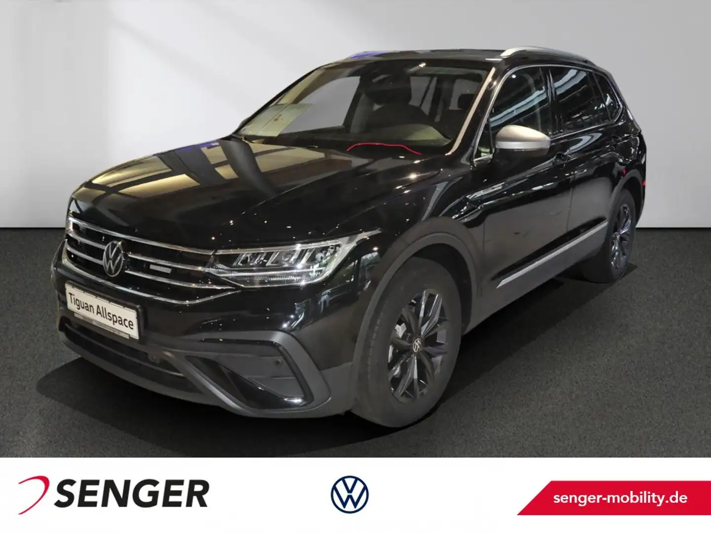 Volkswagen Tiguan Allspace 1.5 TSI Life LED AHK NAVI Standh Schwarz - 1