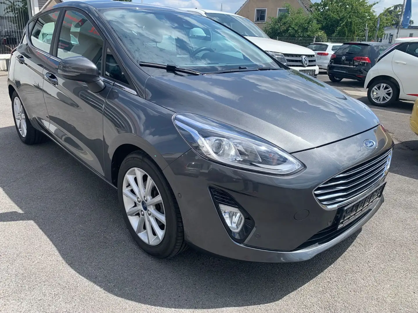 Ford Fiesta Titanium 1.Hand TOP ZUSTAND ! Grau - 1