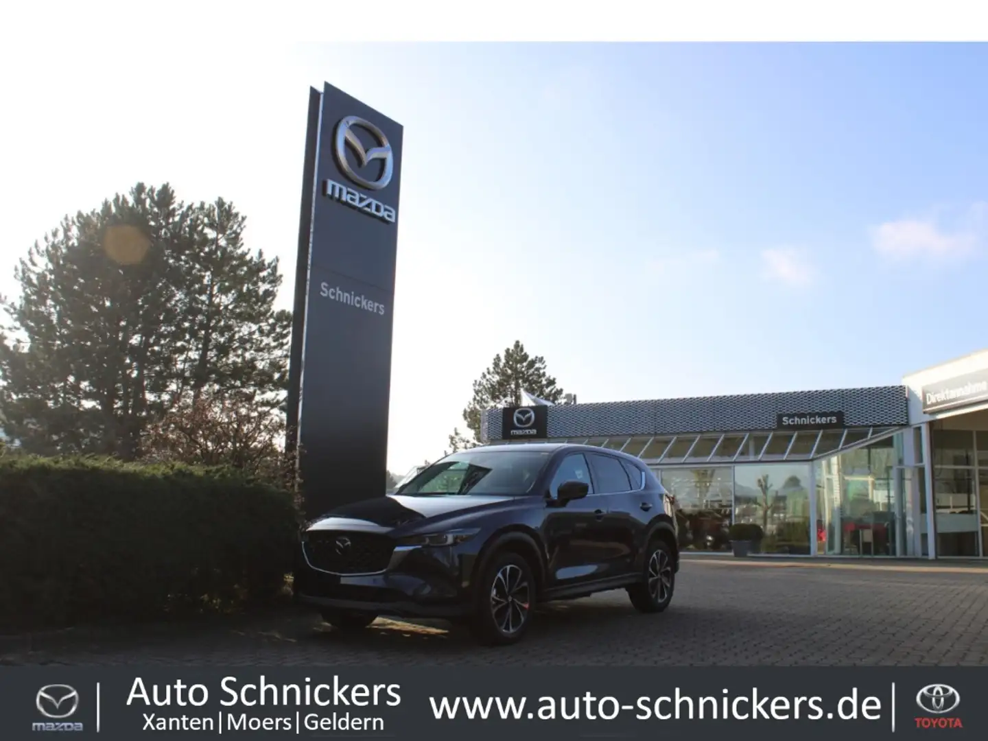 Mazda CX-5 SKY-G AWD EXCLUSIVE+LEDER+8FACH BEREIFT !! Blau - 1