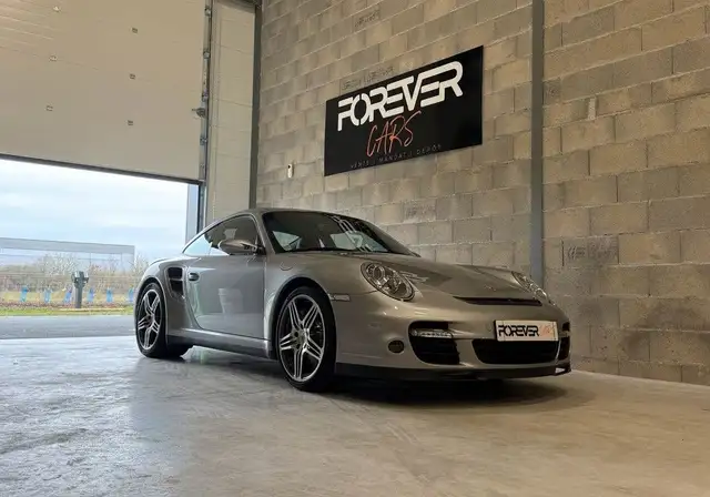 Porsche 997 TURBO (997) 3.6 480 Boite Manuelle Suivi complet Céramique PCCB Embrayage récent Gris Argent GT