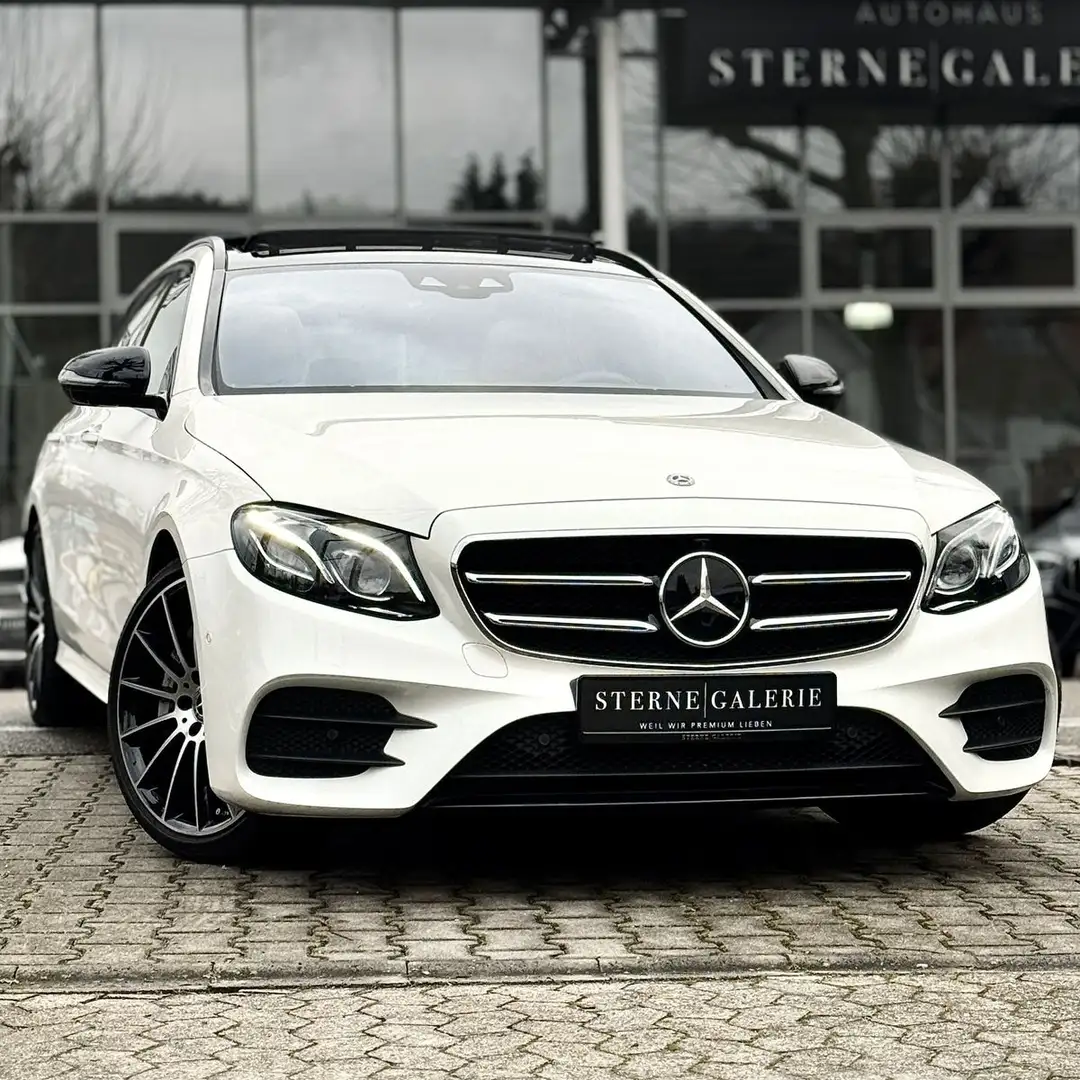 Mercedes-Benz E 450 AMG T/DISTRO+/HEADUP/AIRM/PANO/BURM HUD Blanc - 2