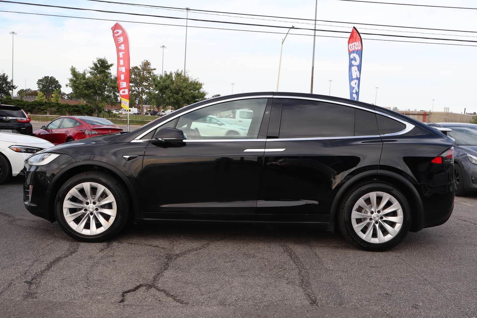 2019 Tesla Model X P100D AWD NO ACCIDENT 7 PASSENGER White Interior — снимка 1