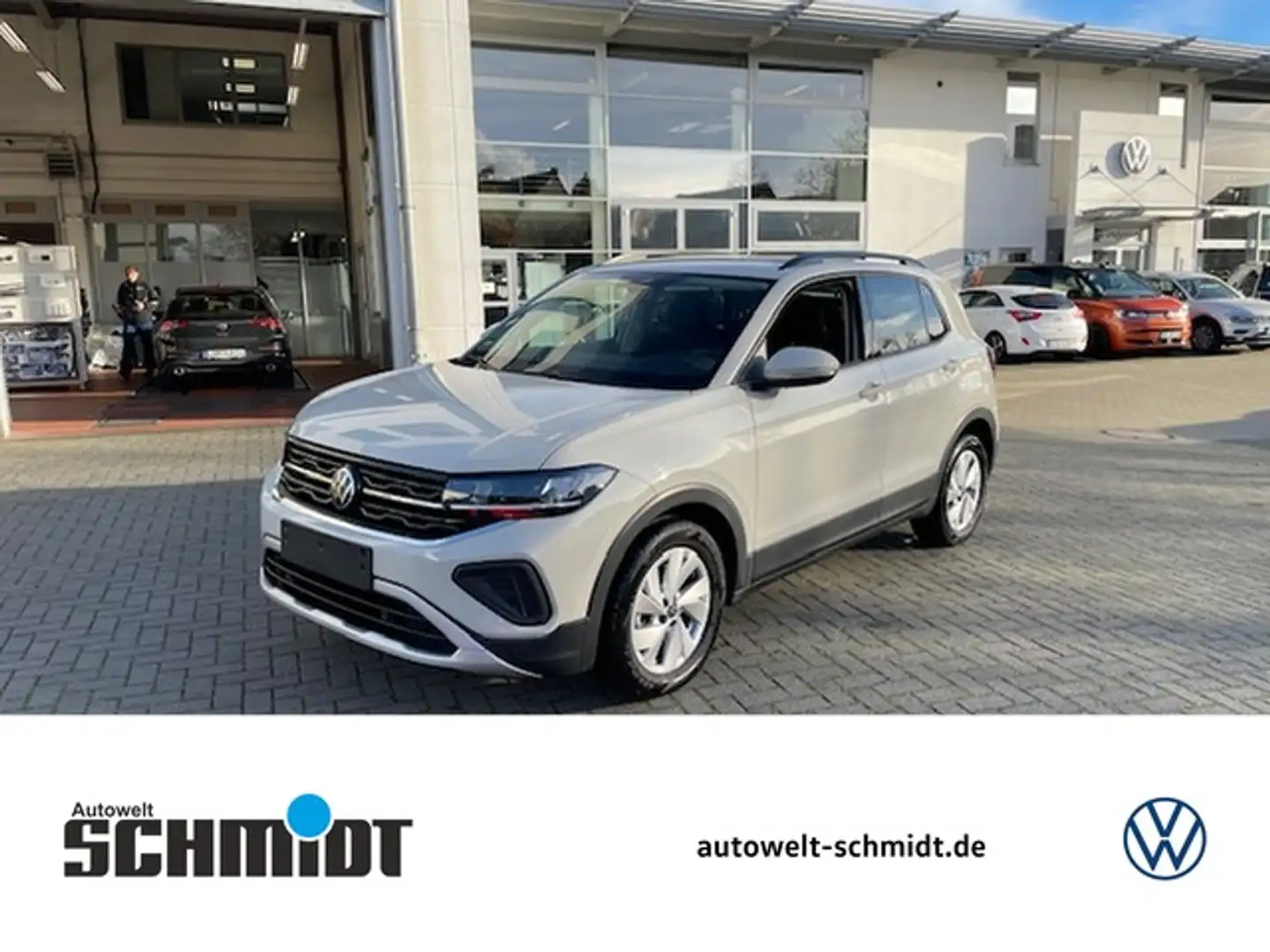 Volkswagen T-Cross 1.0TSi Life AHK NaviMedia ACC LED Sitzheiz. Par... Grau - 1