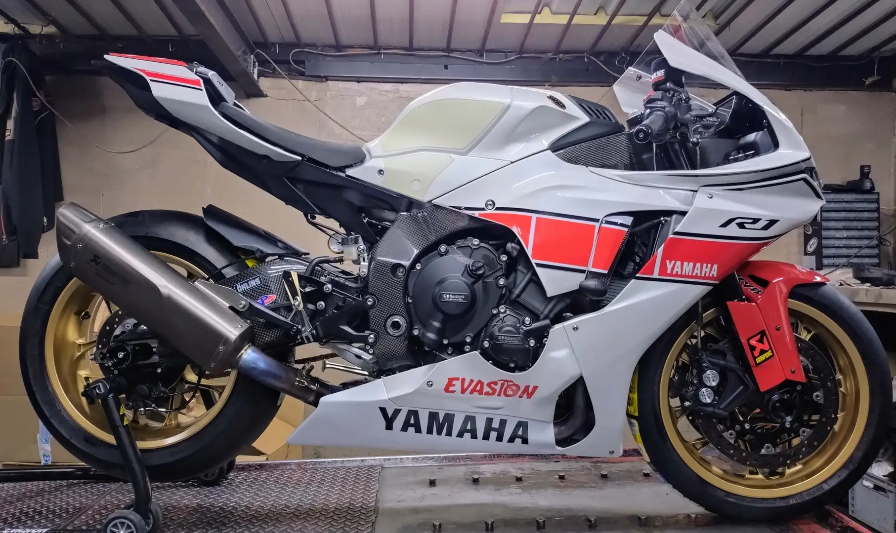 Yamaha YZF-R1 Blanc - 1
