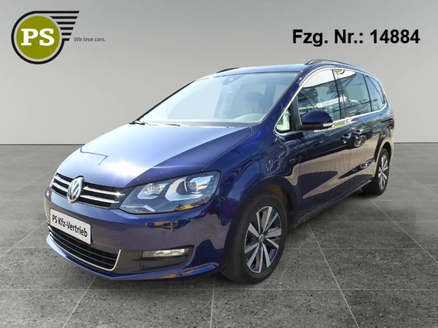 Volkswagen Sharan Comfortline 1.4 TSI BMT DSG 7-Sitze Sport Bleu - 1