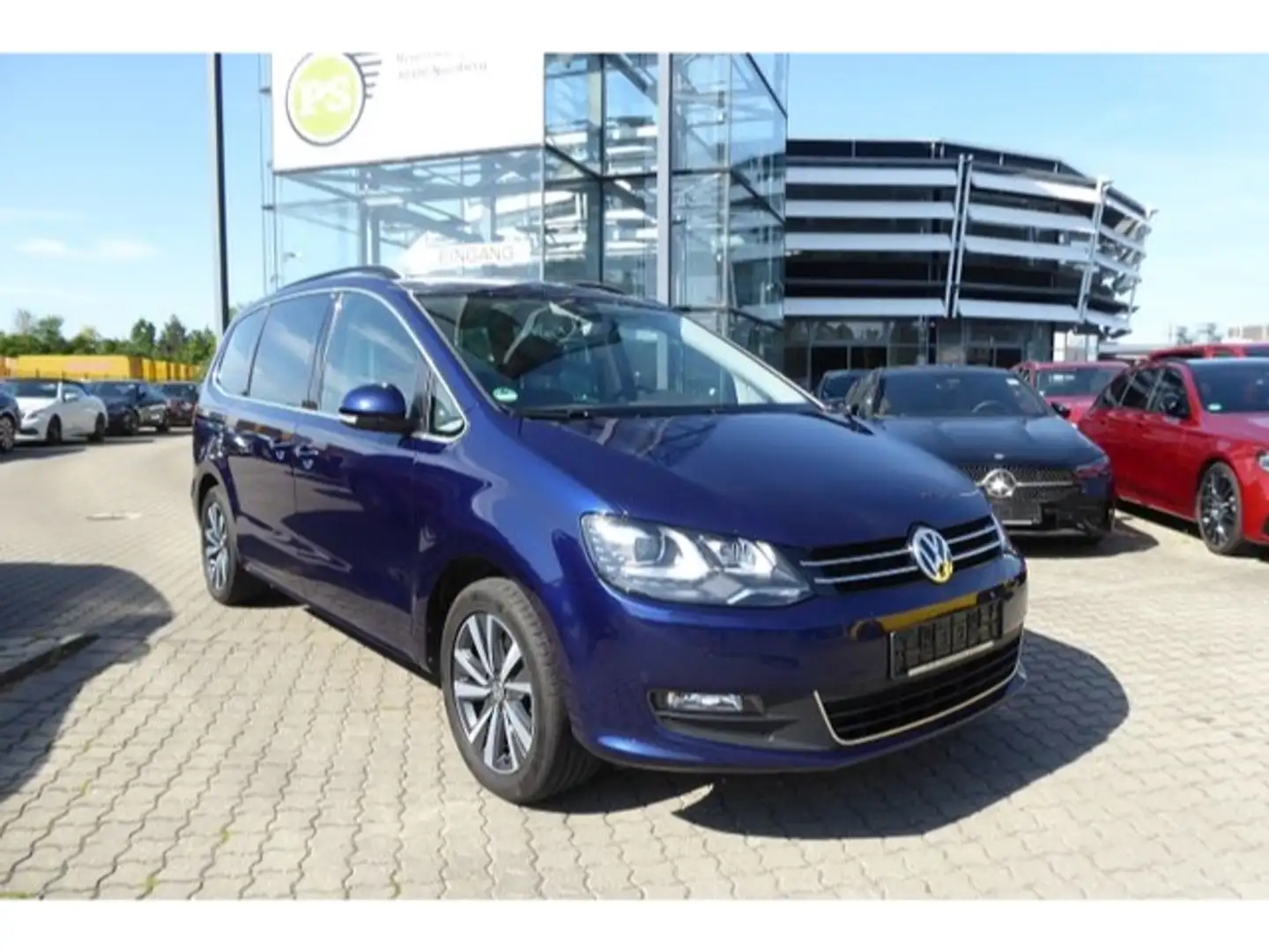Volkswagen Sharan Comfortline 1.4 TSI BMT DSG 7-Sitze Sport Niebieski - 1