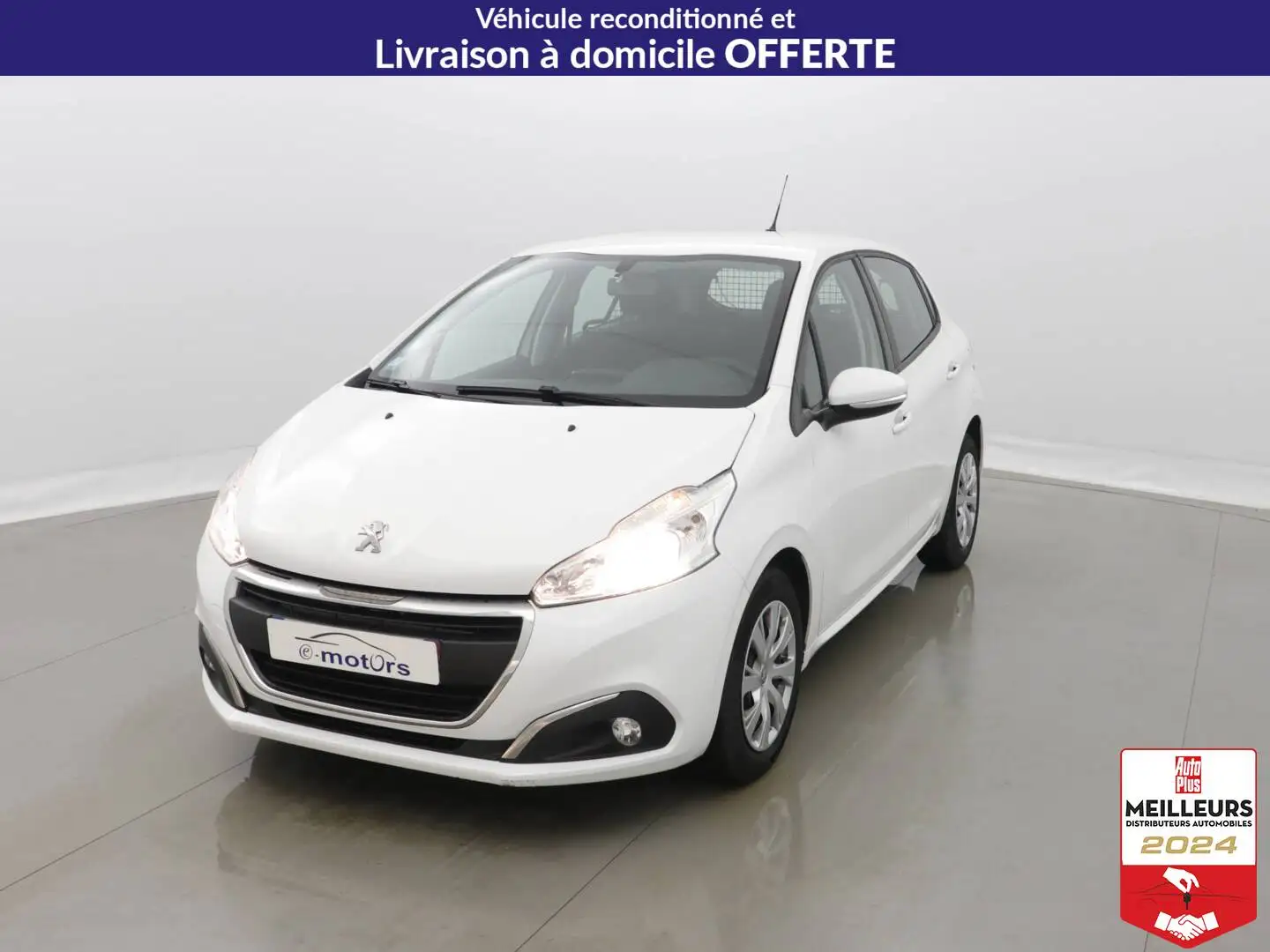 Peugeot 208 Puretech 82 Premium Pack 2pl +PDC AR Blanc - 1