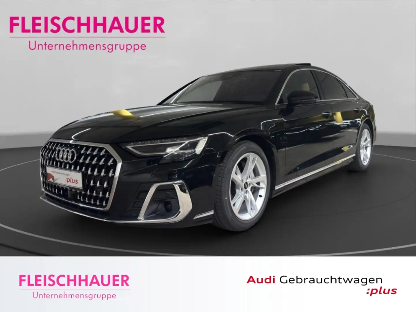 Audi A8 50 TDI quattro MATRIX+PANO+ACC+LEDER+LUFTFEDERUNG+ Zwart - 1