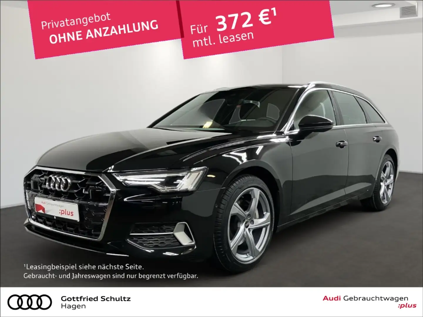 Audi A6 Avant 45 TFSI qu. S-tronic MATRIX NAV AHK ACC adva Schwarz - 1