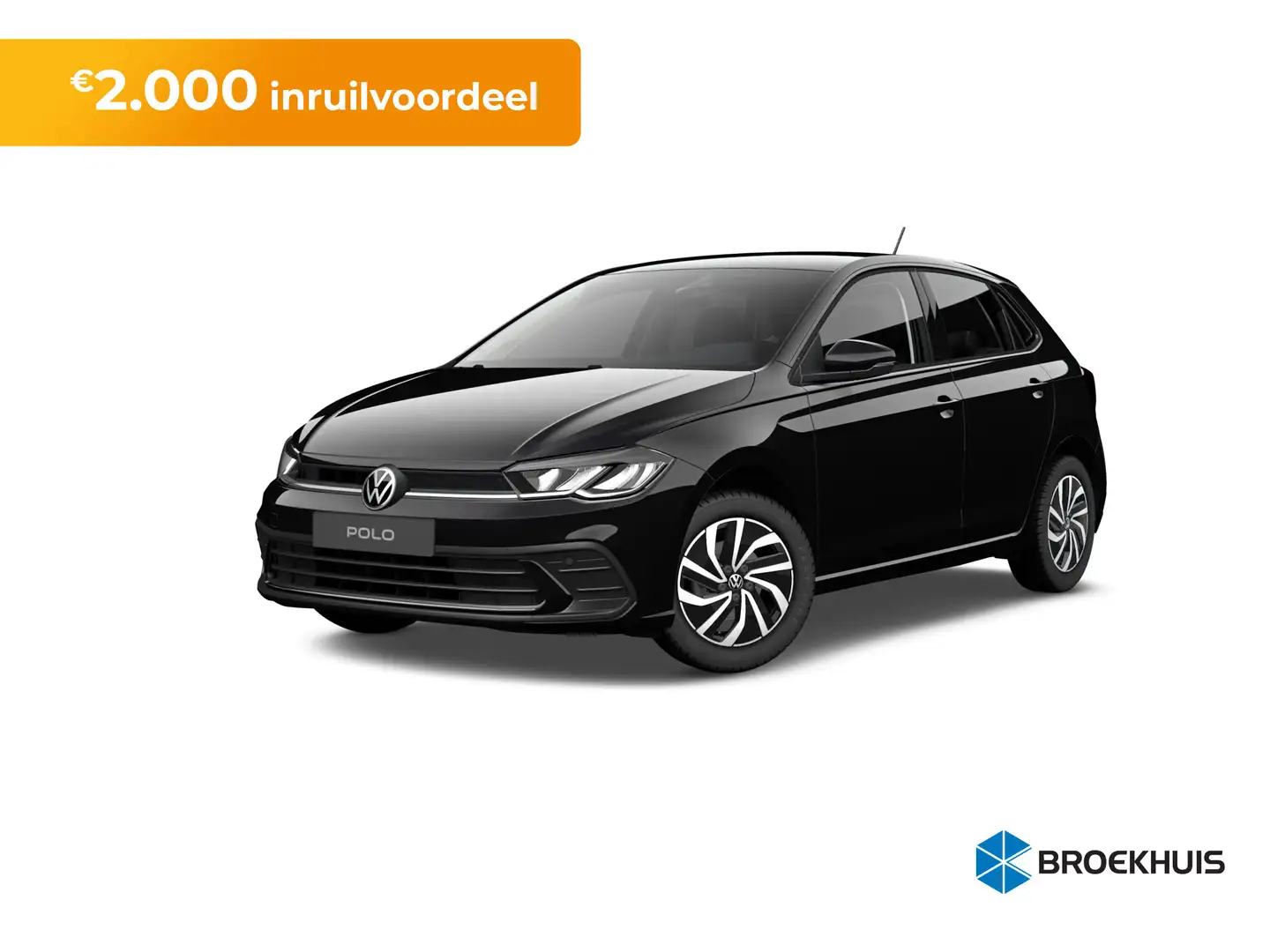 Volkswagen Polo Life Edition Inclusief €2000,- inruilvoordeel + €1 Noir - 1
