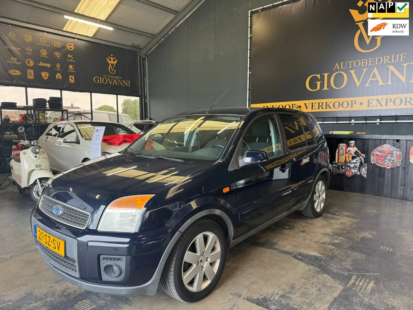 Ford Fusion 1.6-16V Futura inruilen is mogelijk Blauw - 1