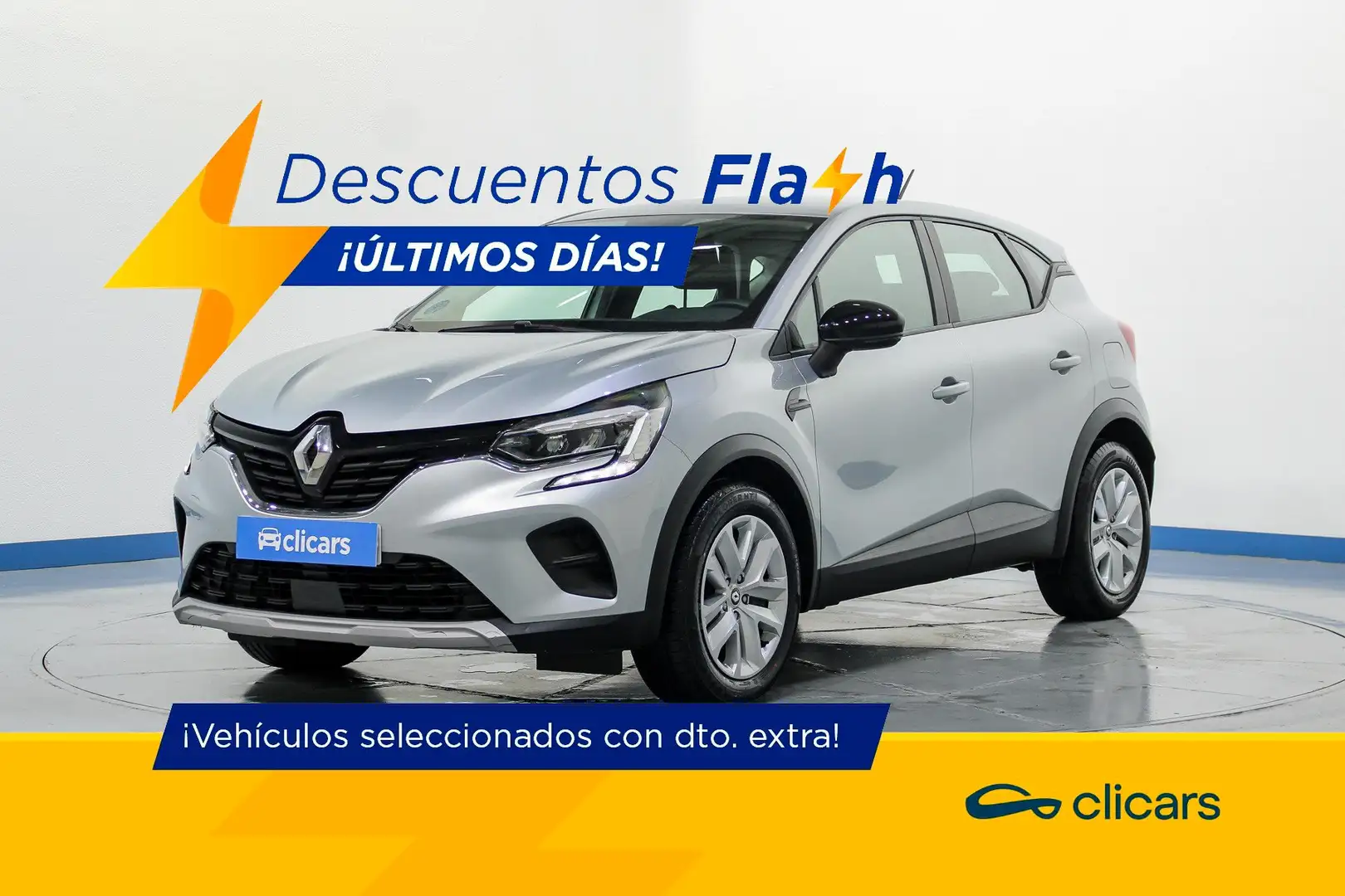 Renault Captur E-TECH Híbrido Enchufable Evolution 117kW Plateado - 1