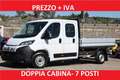 Fiat Ducato 35 2.2 Mjt 140CV - L3 H1 DOPPIA CABINA CASSONE Bianco - thumbnail 1
