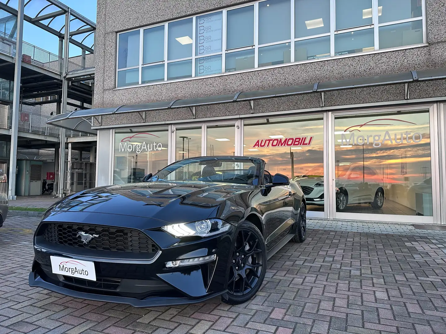 Ford Mustang CABRIO 2.3i 290CV MANUALE EURO6D! PELLE! FARI LED! Noir - 1
