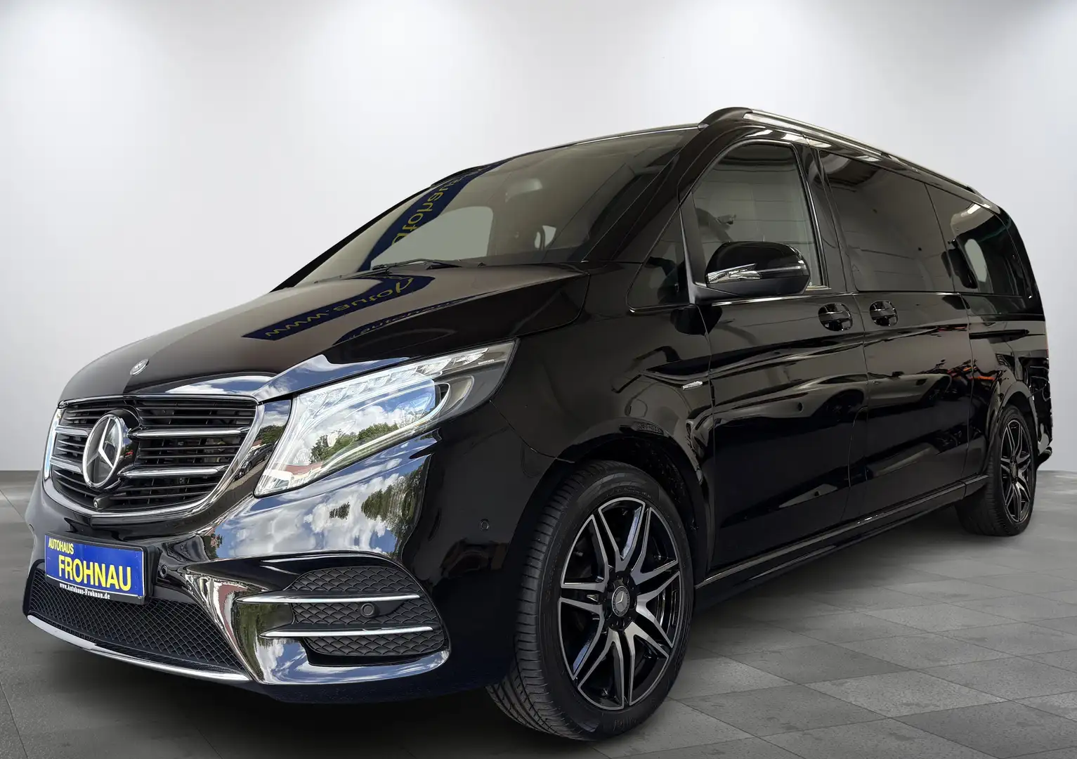 Mercedes-Benz V 250 d AVANTGARDE 4MATIC AMG extralang ACC Standh. Negru - 1