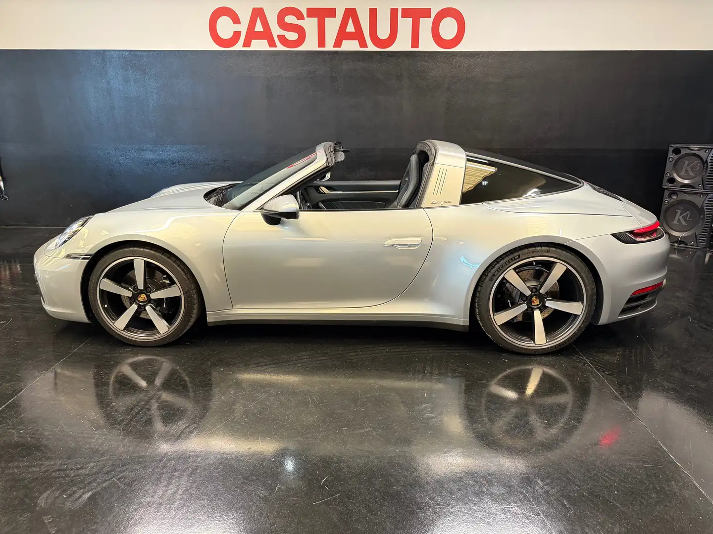 Porsche 992 911 TARGA 4S EXCLUSIVE MANIFAKTUR IVA ESP UNI PRO Argento - 1