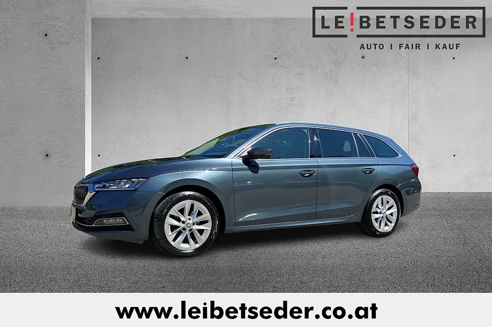 Skoda Octavia Combi 2,0 TDI Premium DSG Gris - 1