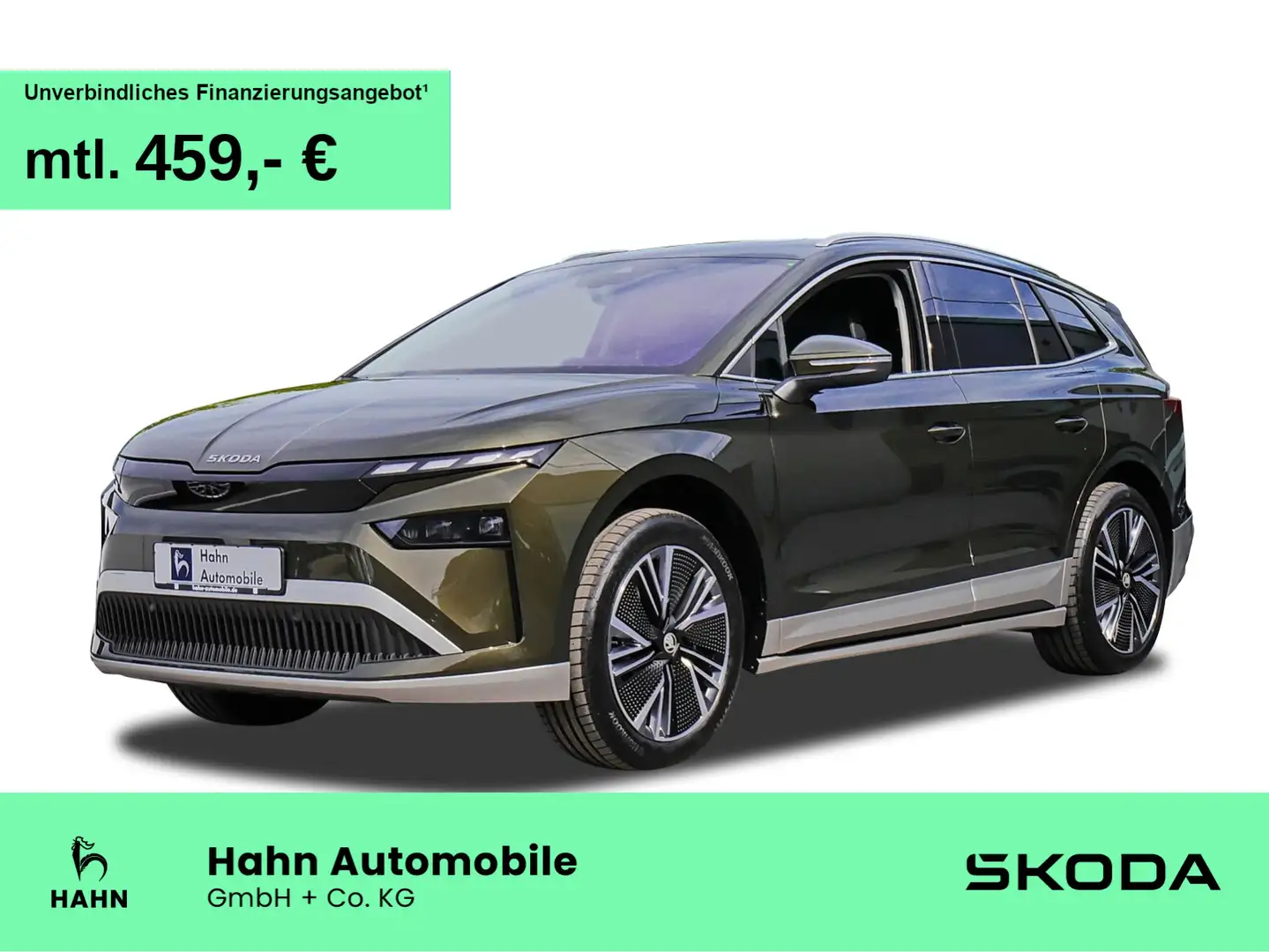 Skoda Enyaq 85x 286PS PLUS LOFT AHK Matrix Pano Grün - 1