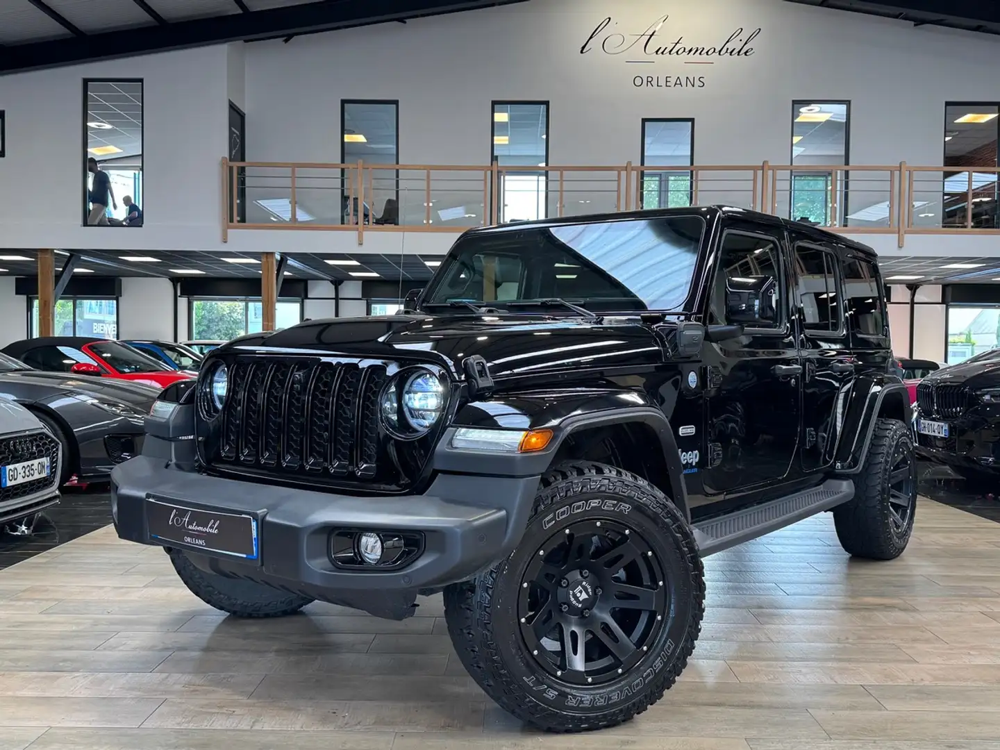 Jeep Wrangler 4XE 380CV UNLIMITED 4X4 OVERLAND JANTES RIDGE RUGG Noir - 1