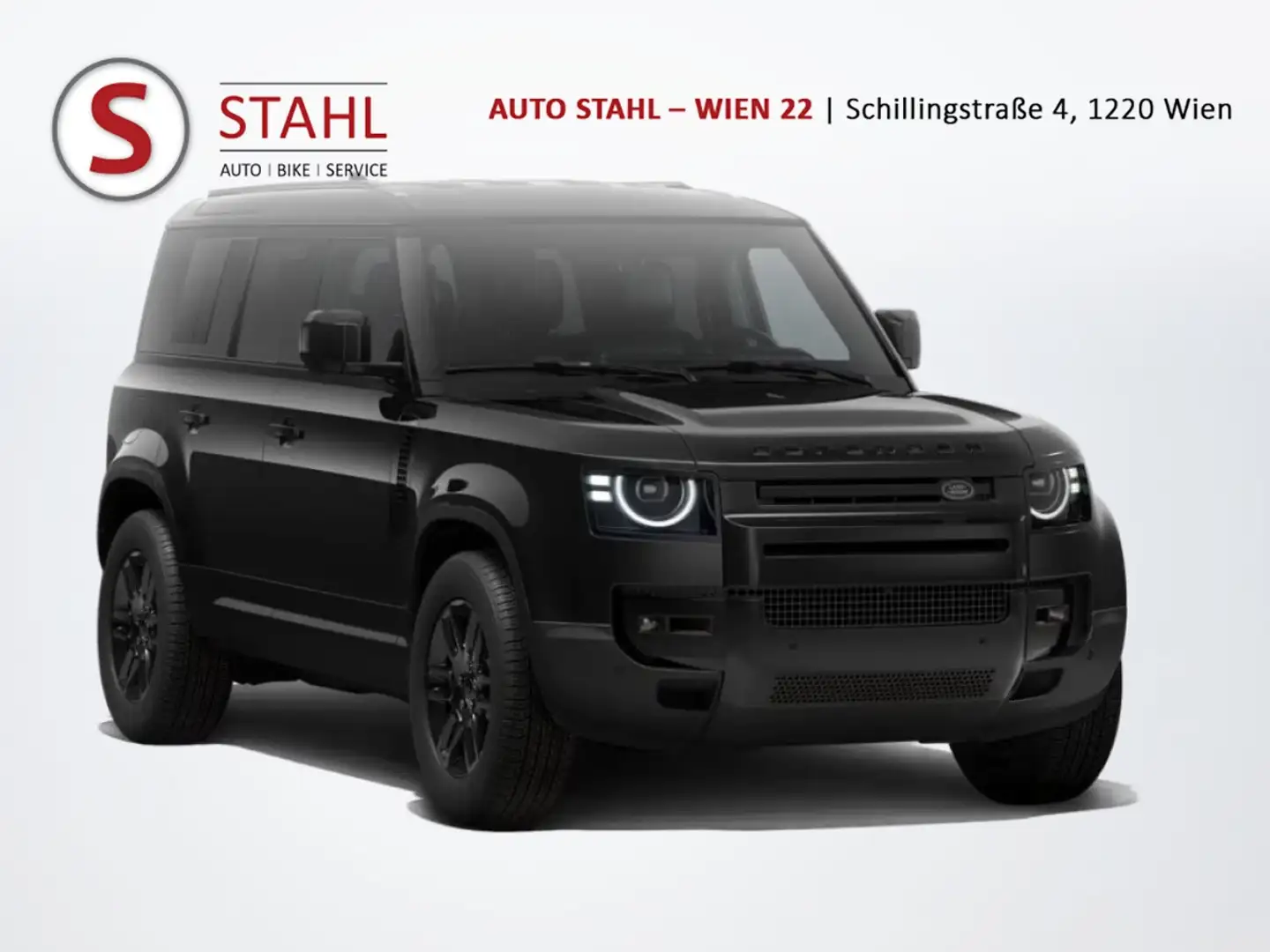 Land Rover Defender 110 D200 AWD S Aut. | Auto Stahl Wien 22 Schwarz - 1