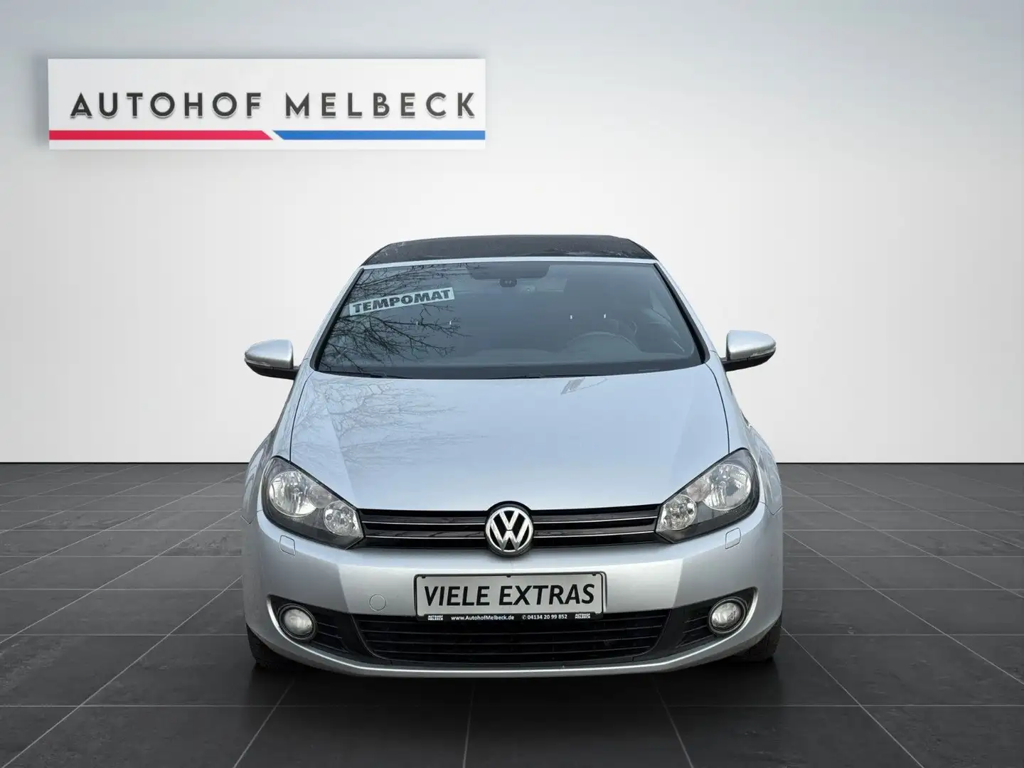 Volkswagen Golf VI Cabriolet *DYNAUDIO*KLIMA*S-HEFT*EURO5* Silber - 2