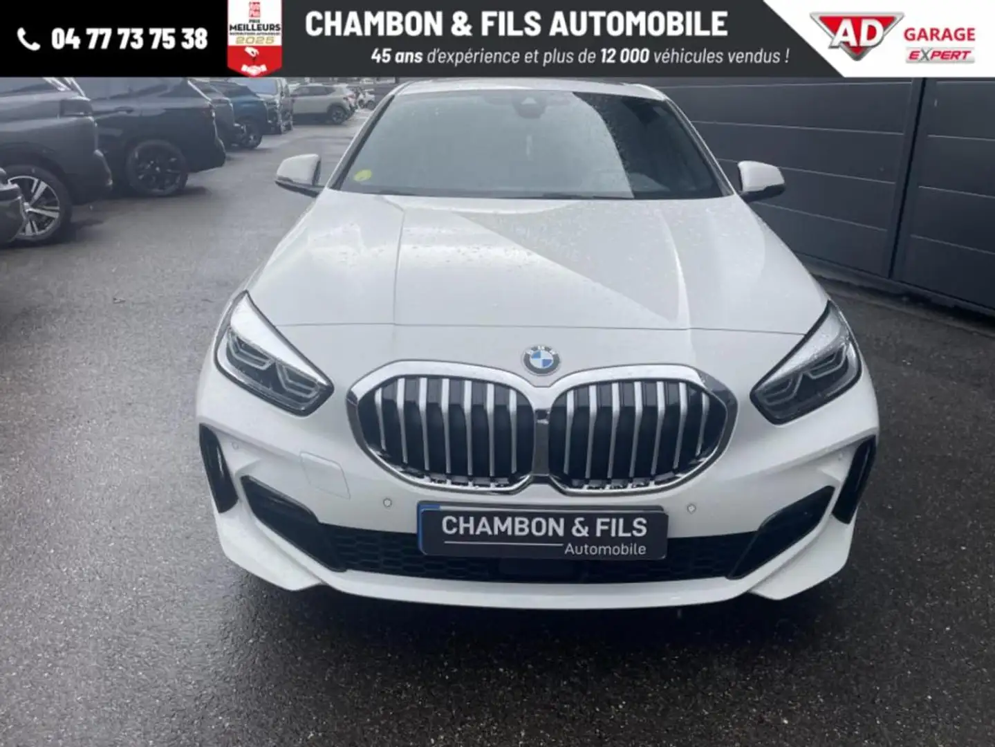 BMW F40 118d 150 ch BVA8 M Sport Blanc - 2