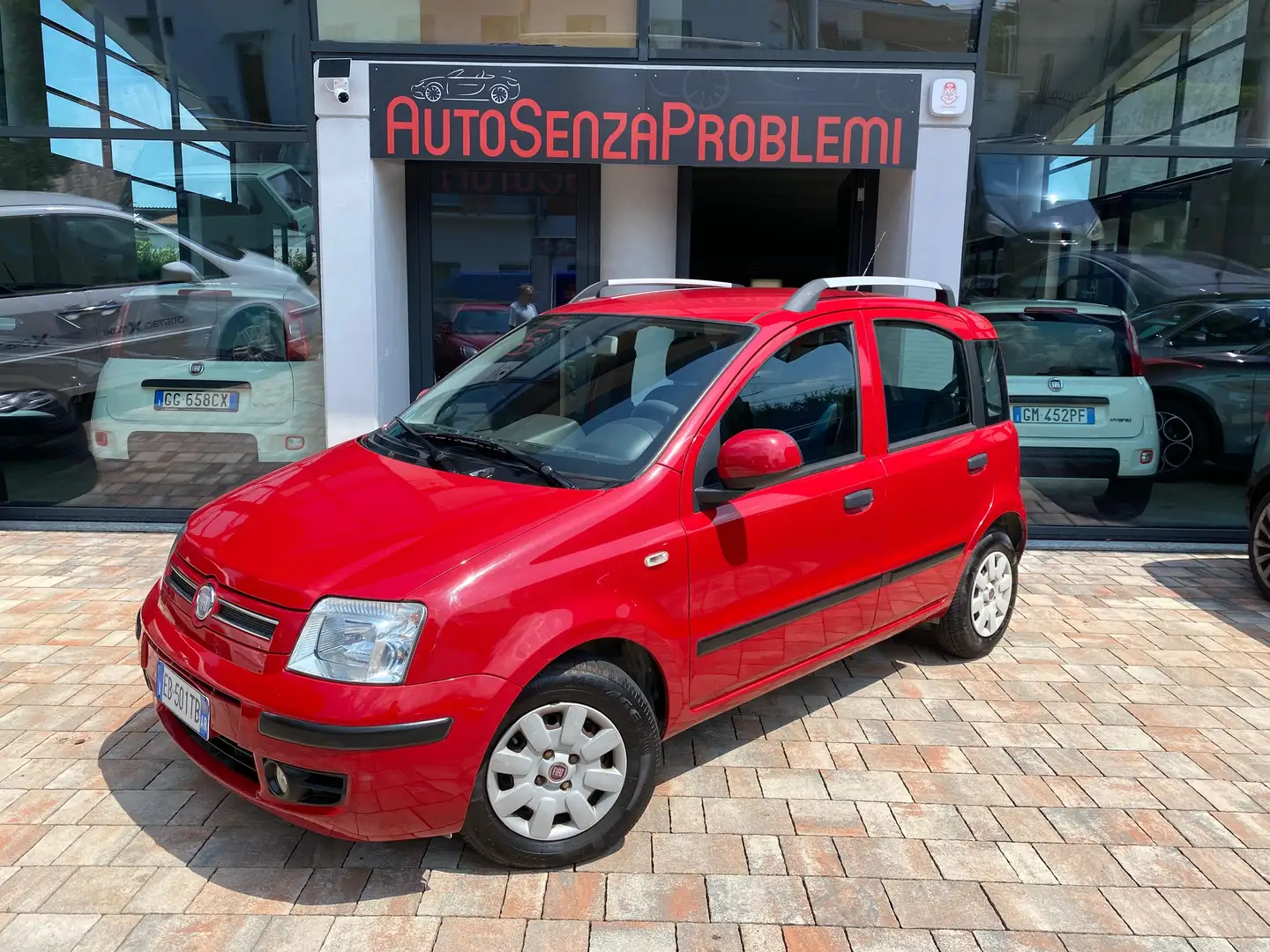 Fiat Panda Panda II 1.2 Dynamic eco Rojo - 2