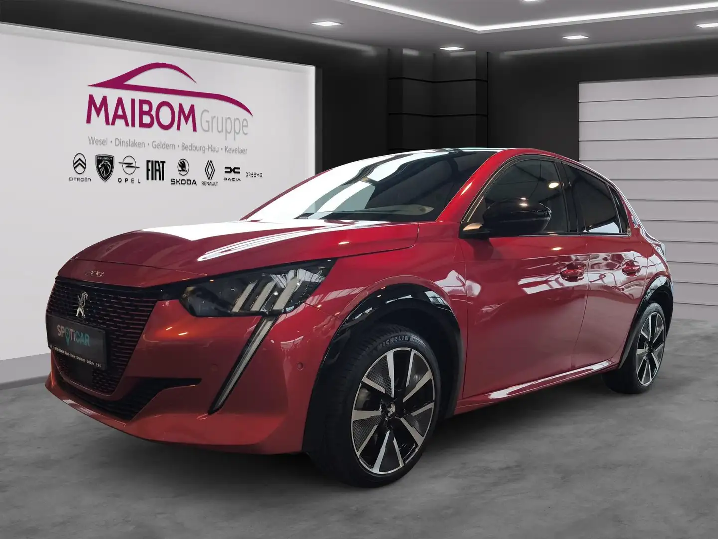 Peugeot 208 e208- Allure GT-Line Rojo - 1