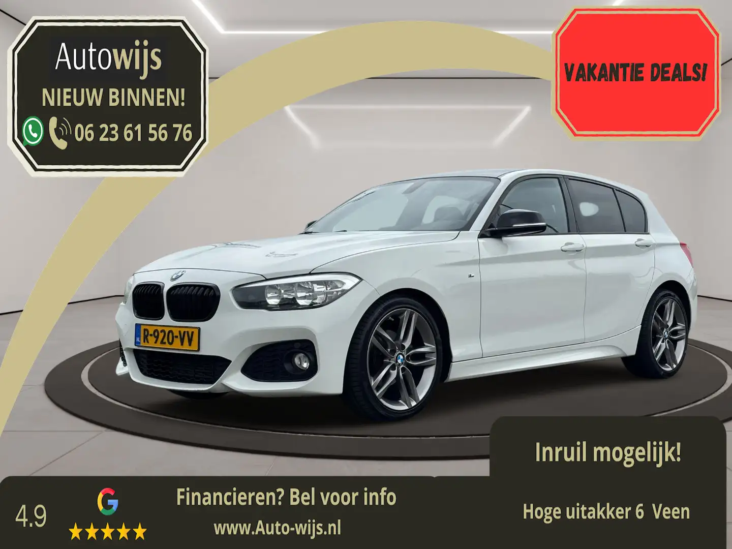 BMW 118 1-serie 118i Centennial High Executive|M-Sport|Alc Zwart - 1