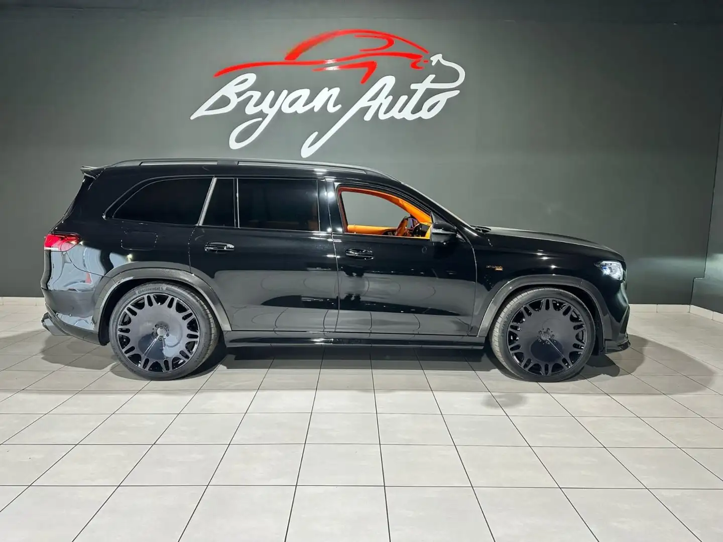 Mercedes-Benz GLS 63 AMG BRABUS 800/ORANGE EXCLUSIV LEATHER^IVA ESPOSTA^ Negru - 1