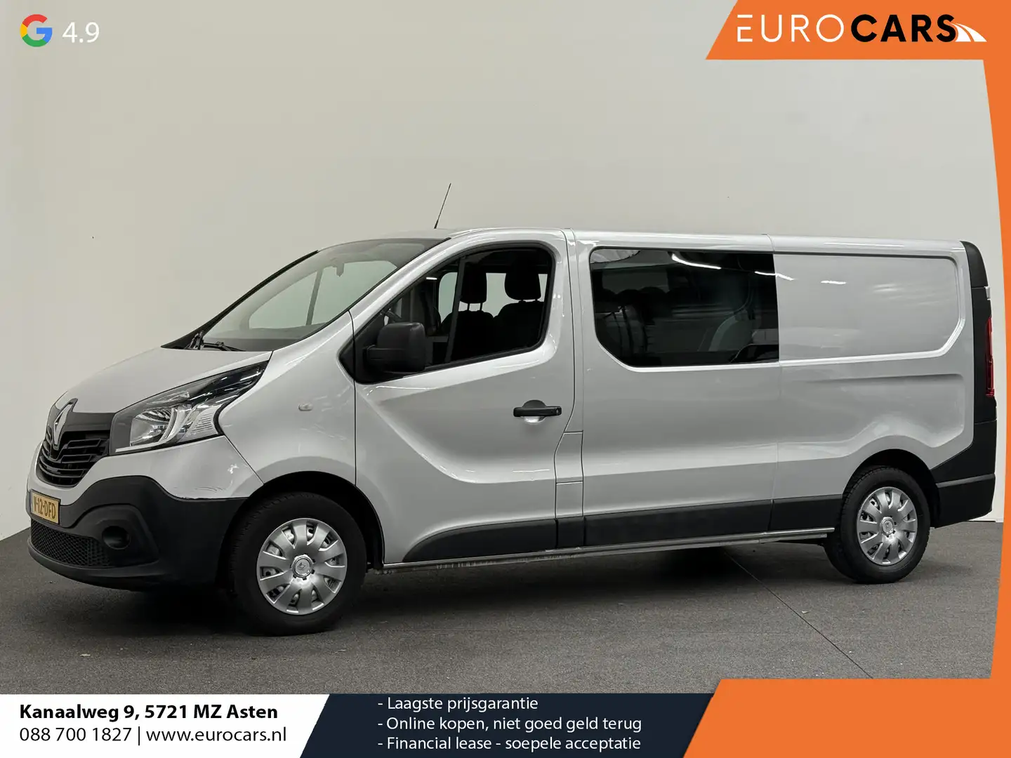 Renault Trafic 1.6 dCi T29 L2H1 Dubbele Cabine Générique MARGE VO Gris - 1