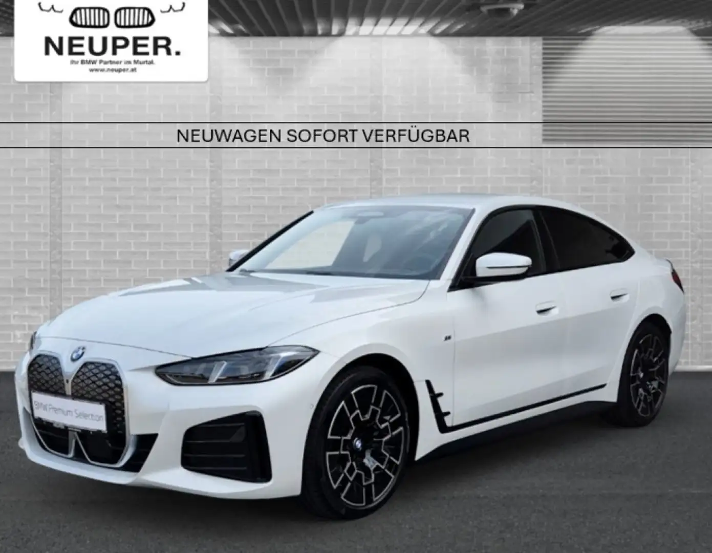 BMW i4 Gran Coupe xDrive40 Weiß - 1