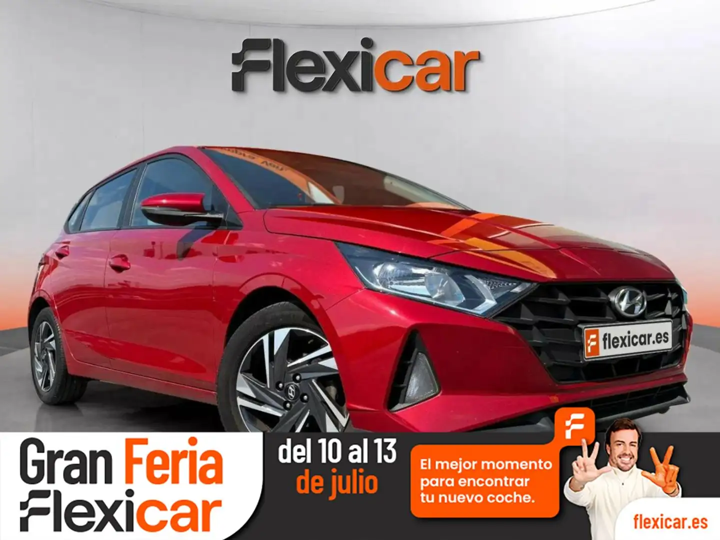 Hyundai i20 1.2 MPI Essence Rojo - 1