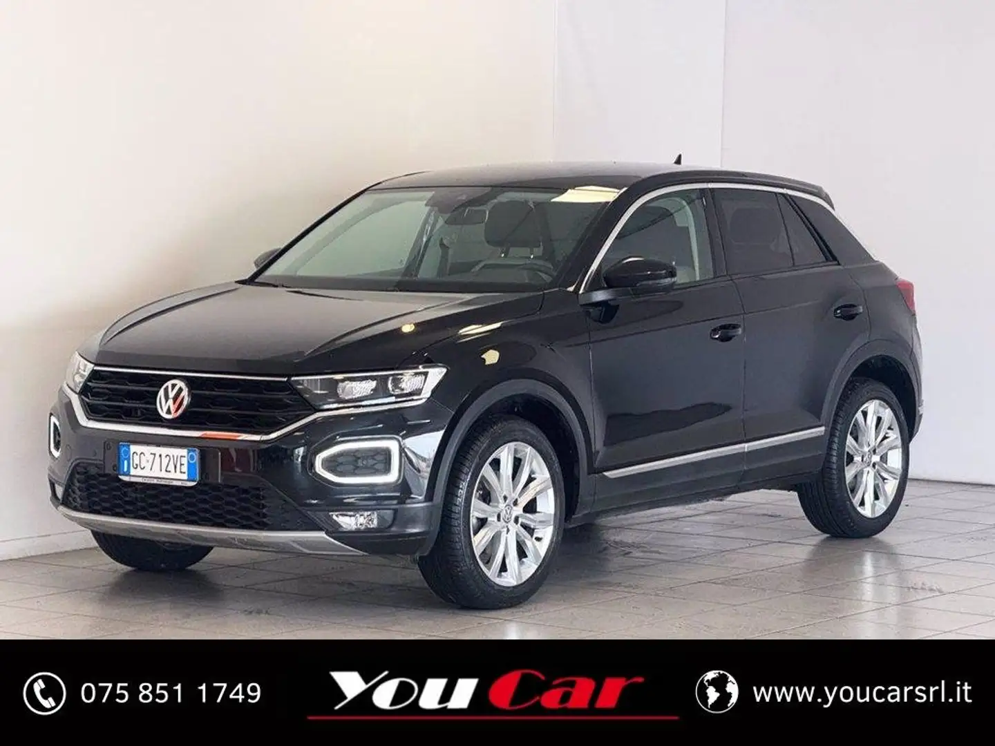 Volkswagen T-Roc 1.6 tdi Advanced 115vc Nero - 1
